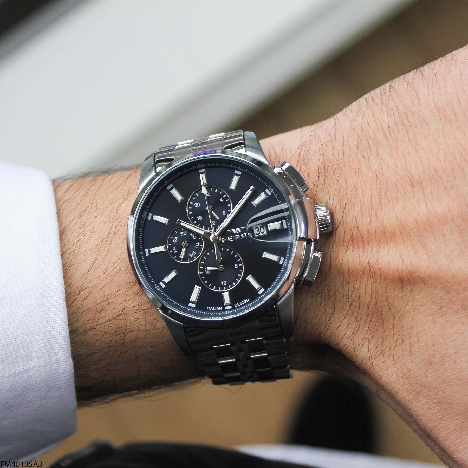 Ferro FM40135A3 Çelik Kordonlu Erkek Kol Saati