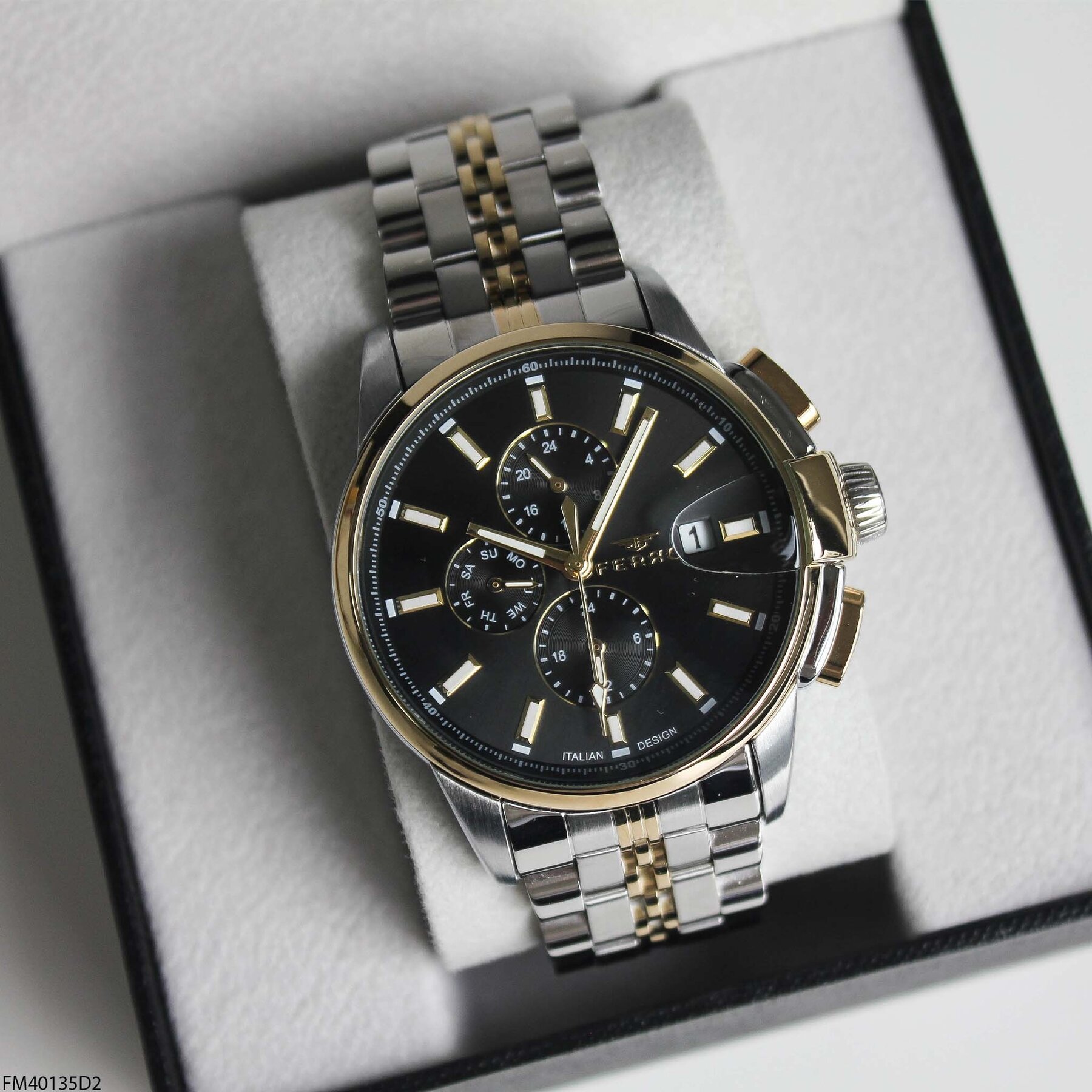 Ferro FM40135D2 Çelik Kordonlu Erkek Kol Saati