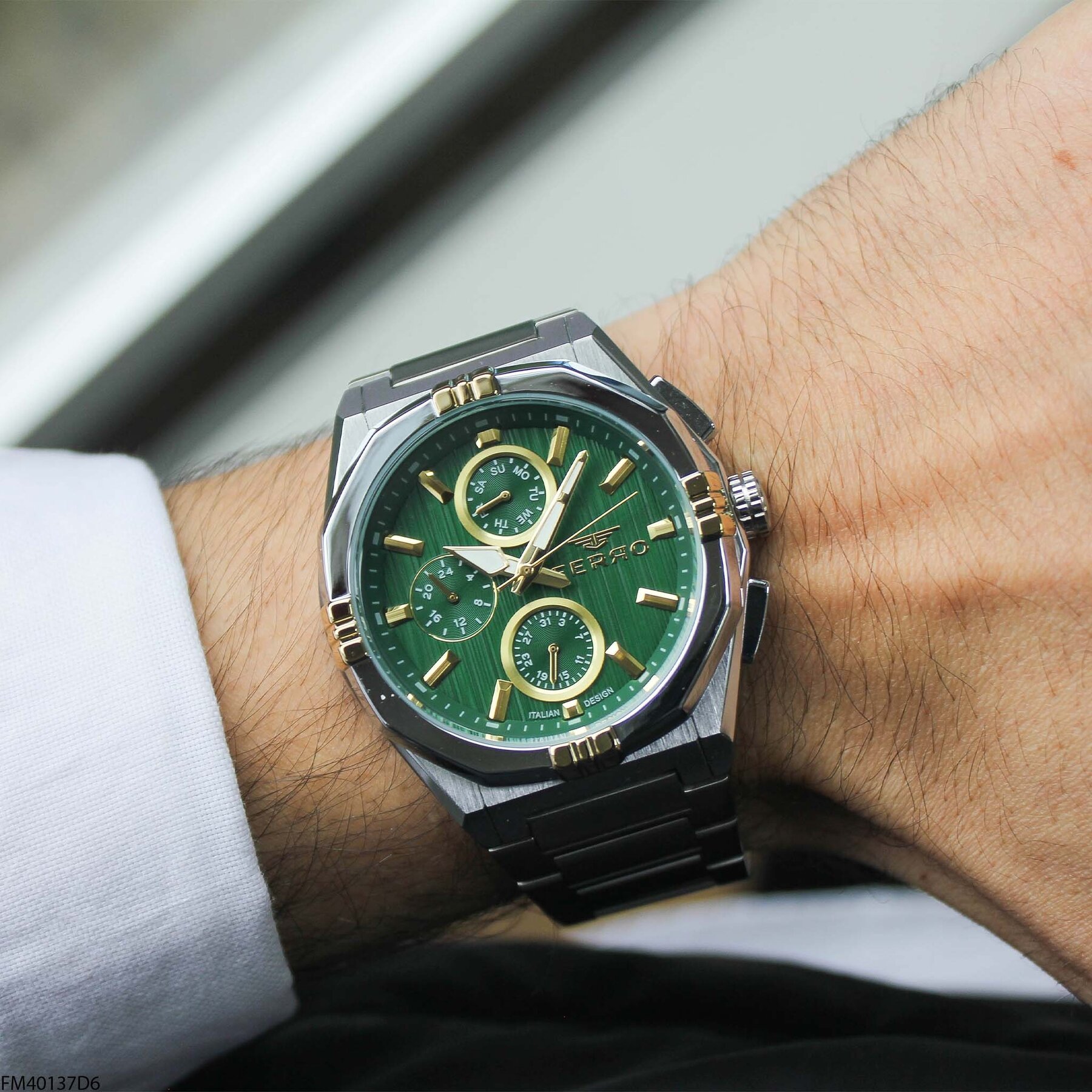 Ferro FM40137D6 Çelik Kordonlu Erkek Kol Saati