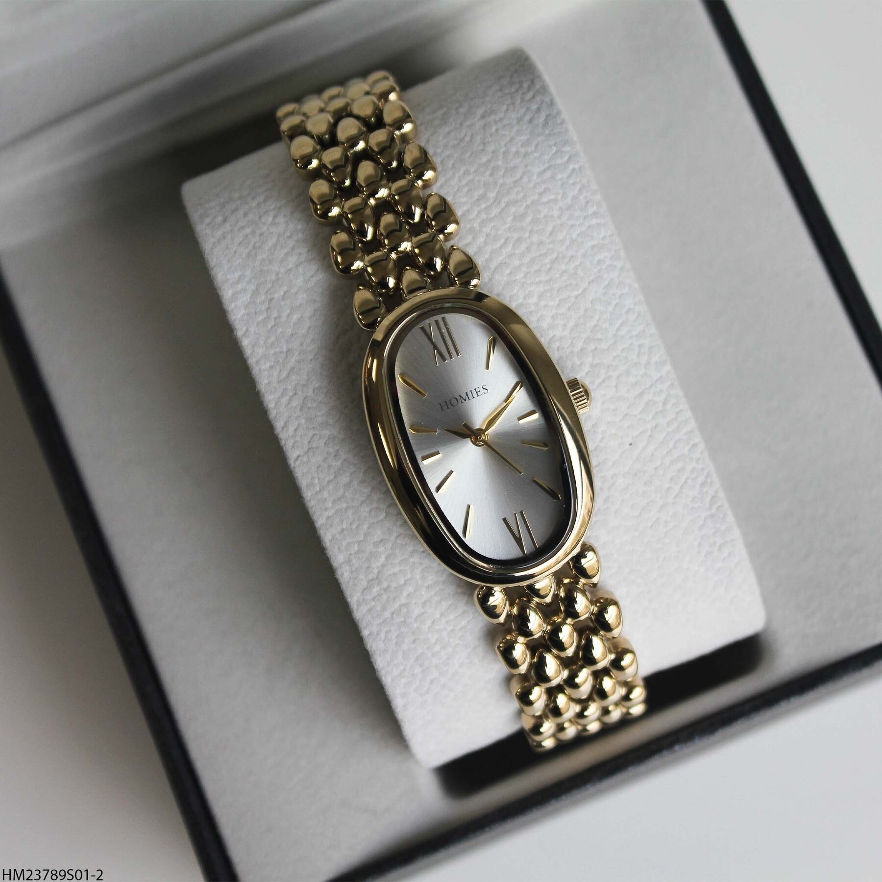 Homies HM23789S01-2 Çelik kordonlu  Kadın Kol Saati