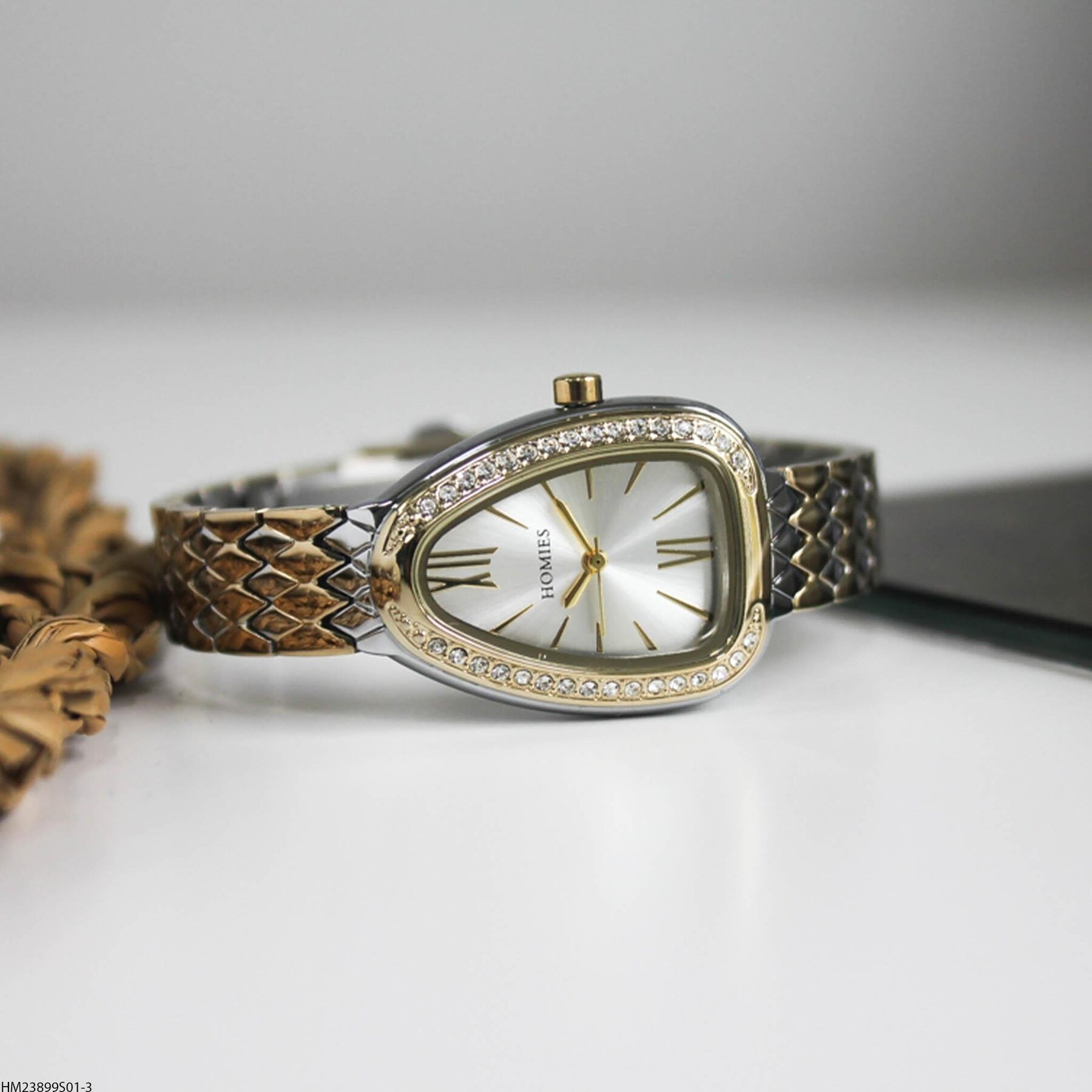 Homies HM23899S01-3 Çelik kordonlu  Kadın Kol Saati