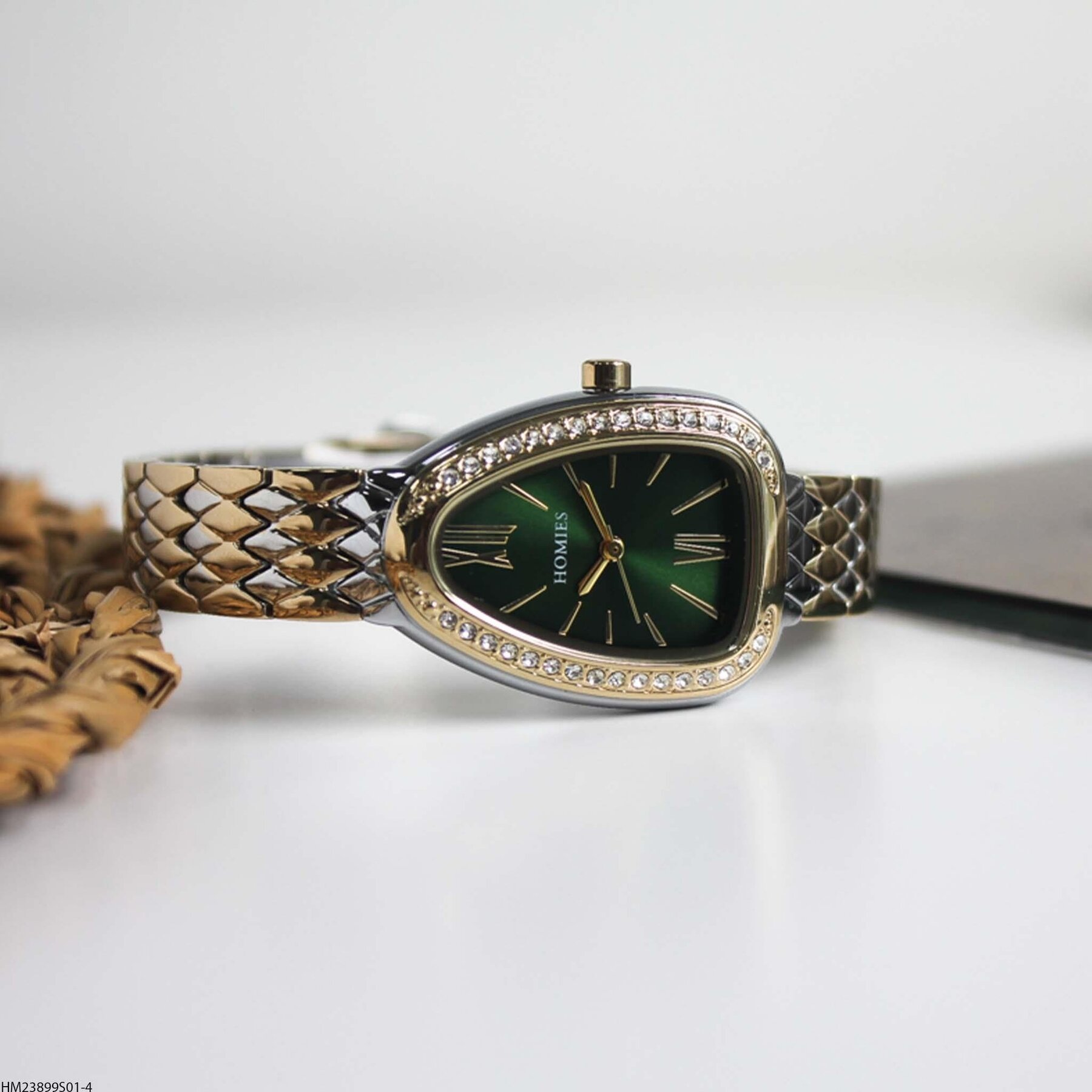 Homies HM23899S01-4 Çelik kordonlu  Kadın Kol Saati