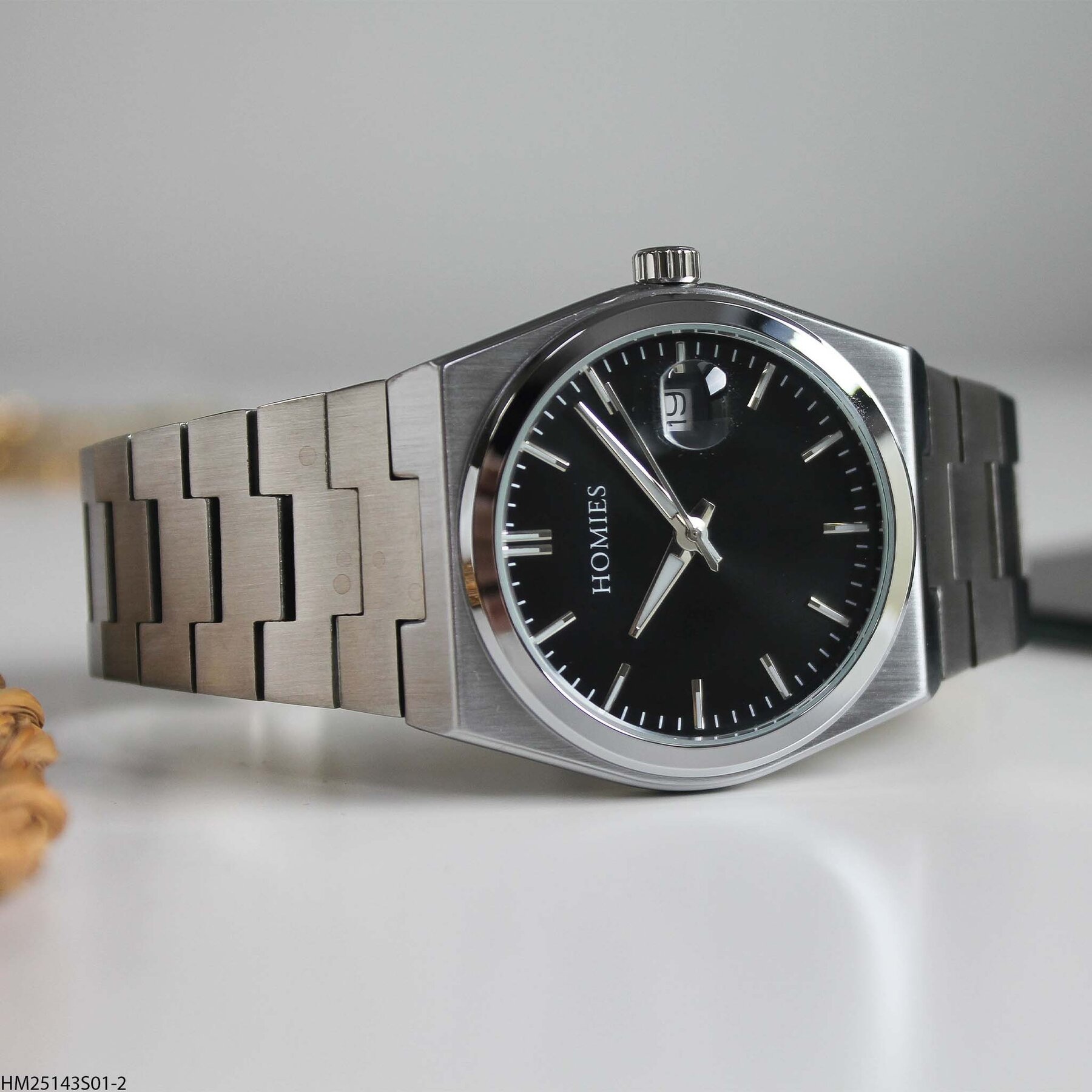 Homies HM25143S01-2 Çelik Kordonlu Erkek Kol Saati