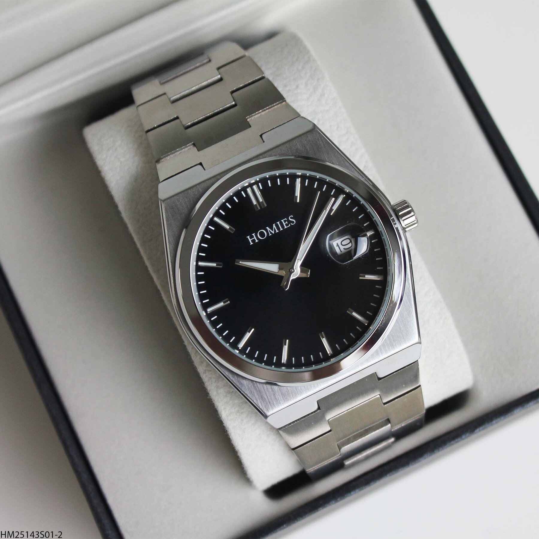 Homies HM25143S01-2 Çelik Kordonlu Erkek Kol Saati