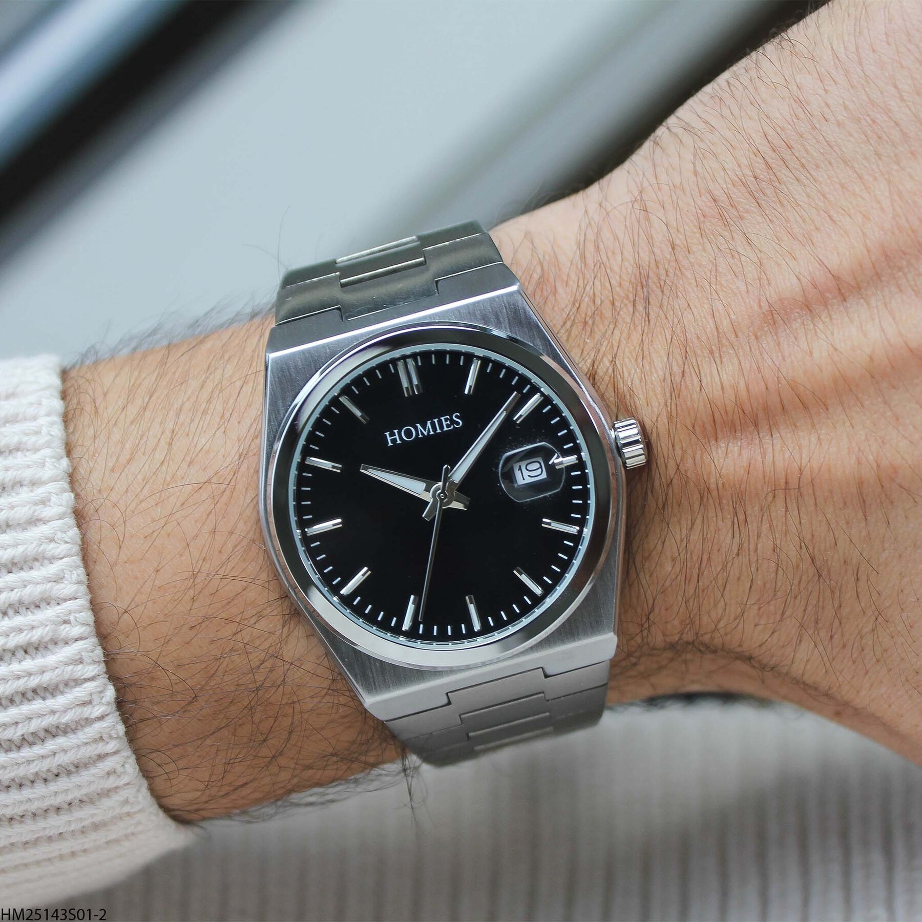 Homies HM25143S01-2 Çelik Kordonlu Erkek Kol Saati