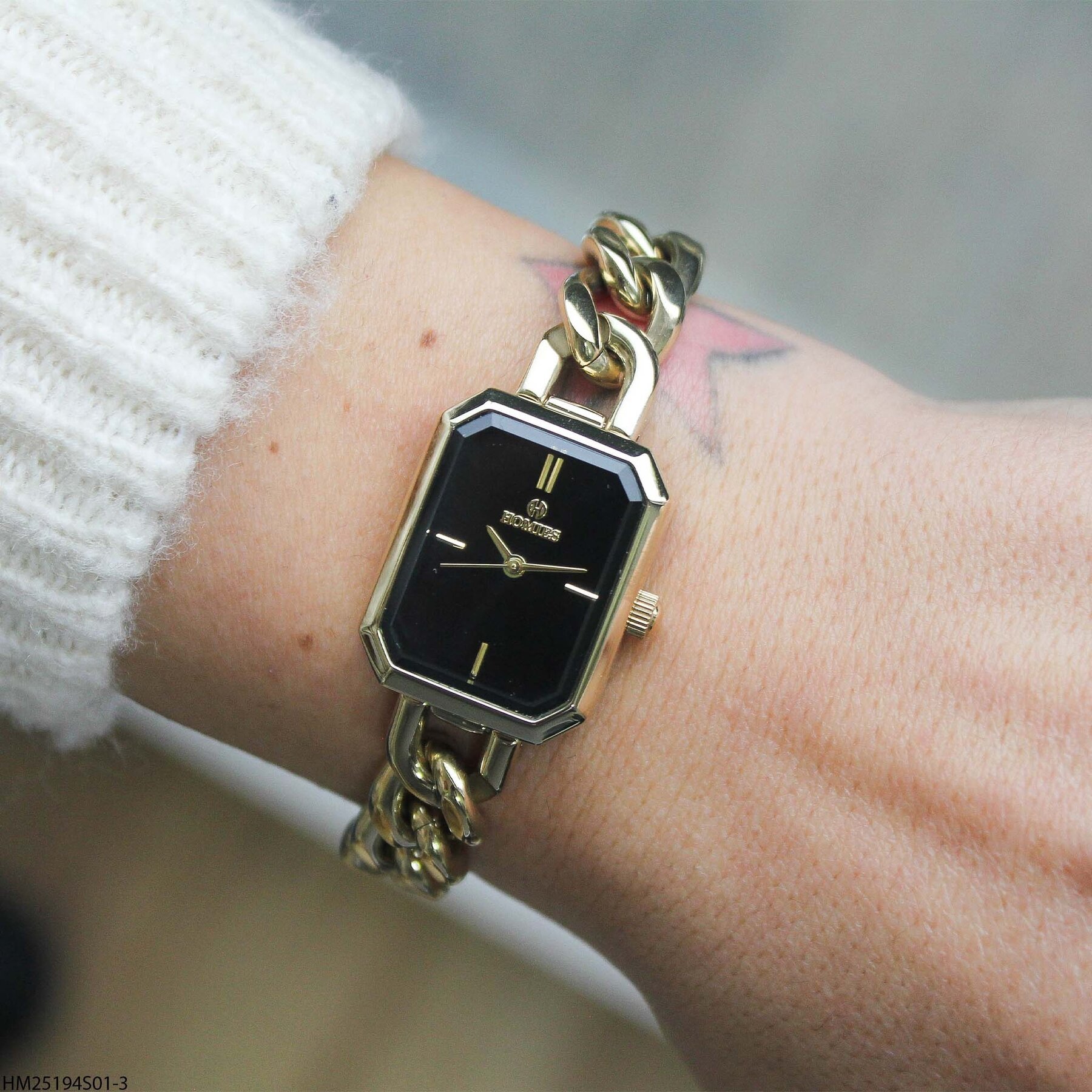 Homies HM25194S01-3 Çelik kordonlu  Kadın Kol Saati