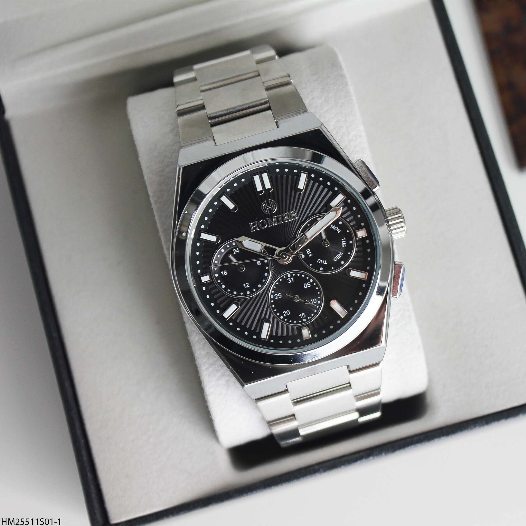 Homies HM25511S01-1 Çelik Kordonlu Erkek Kol Saati