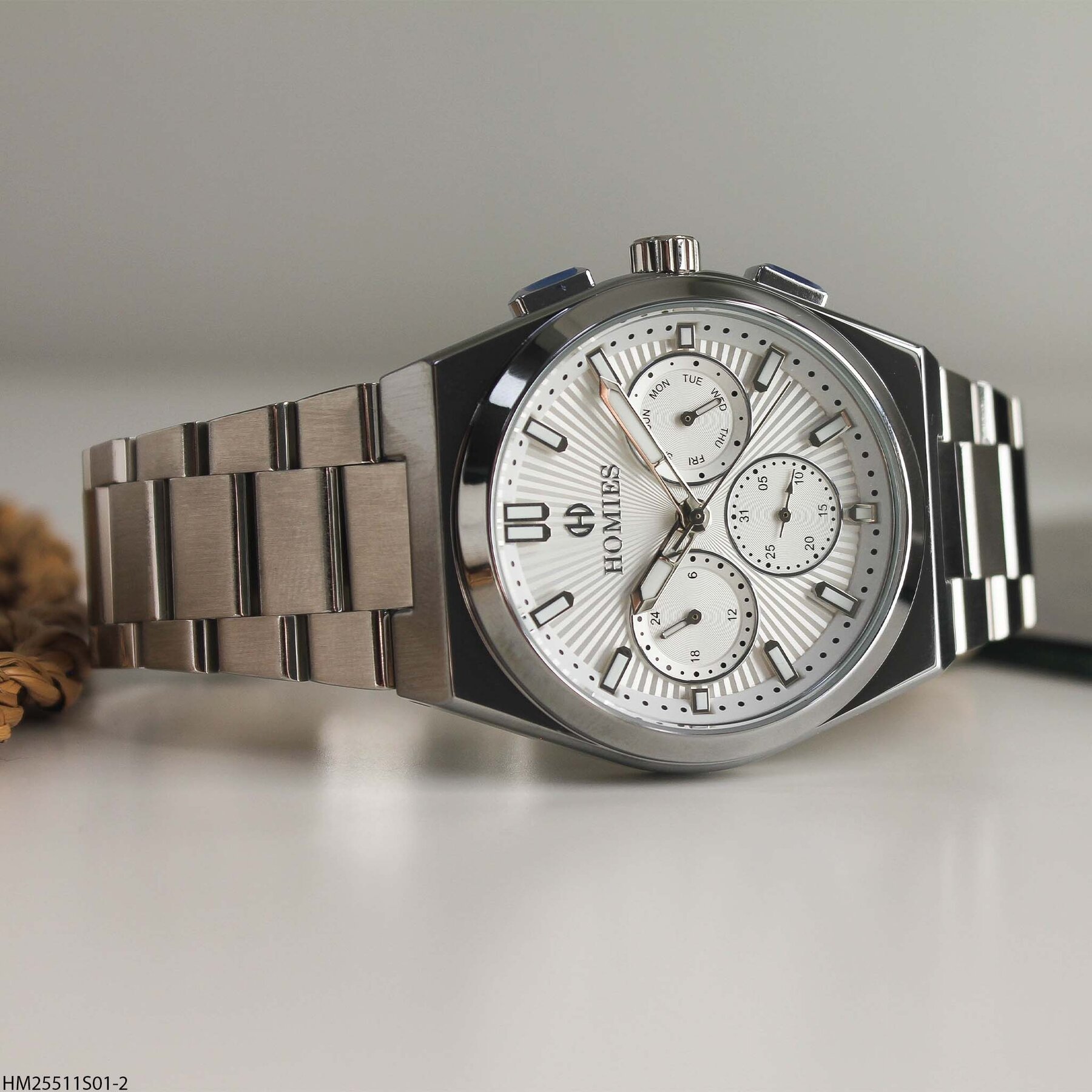Homies HM25511S01-2 Çelik Kordonlu Erkek Kol Saati