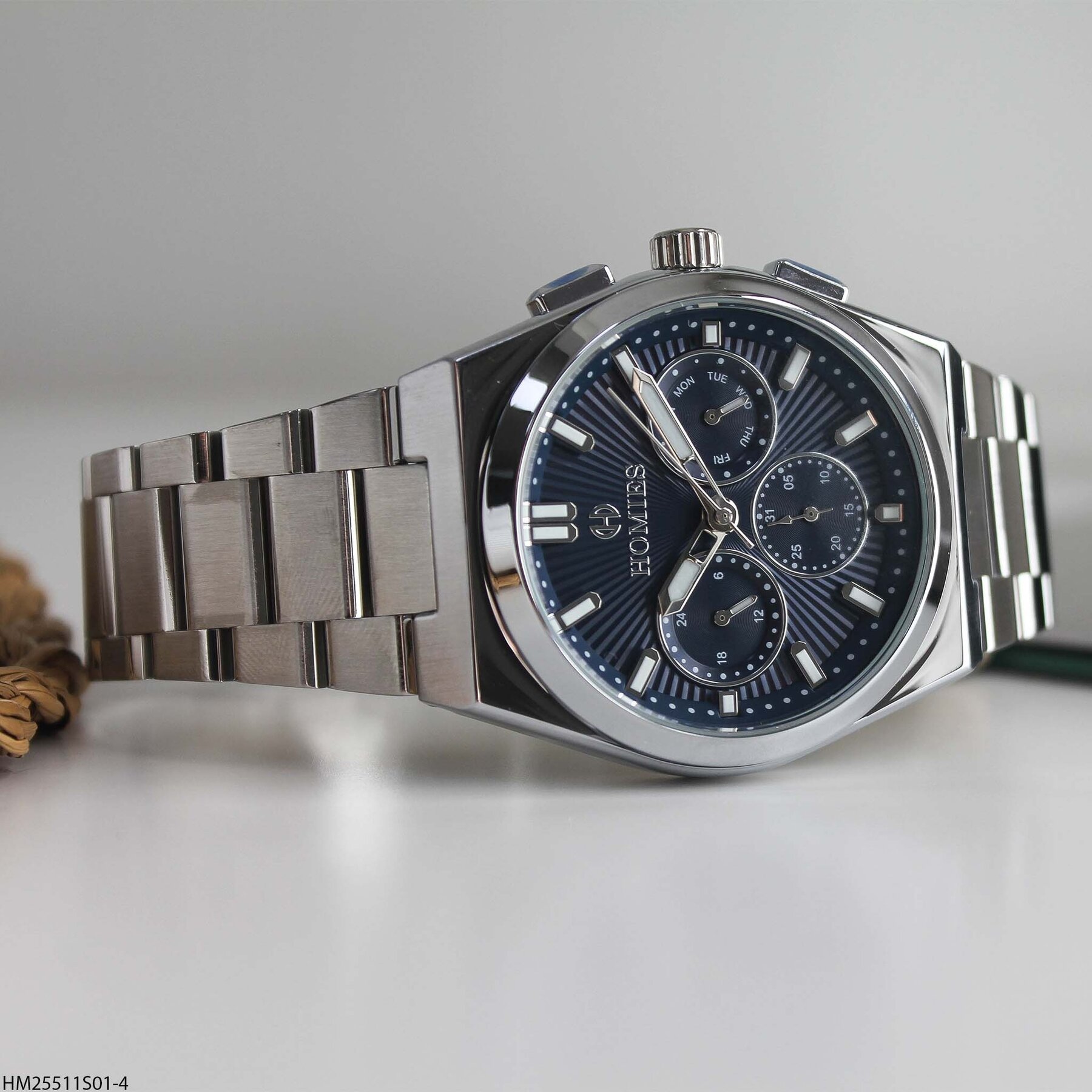 Homies HM25511S01-4 Çelik Kordonlu Erkek Kol Saati