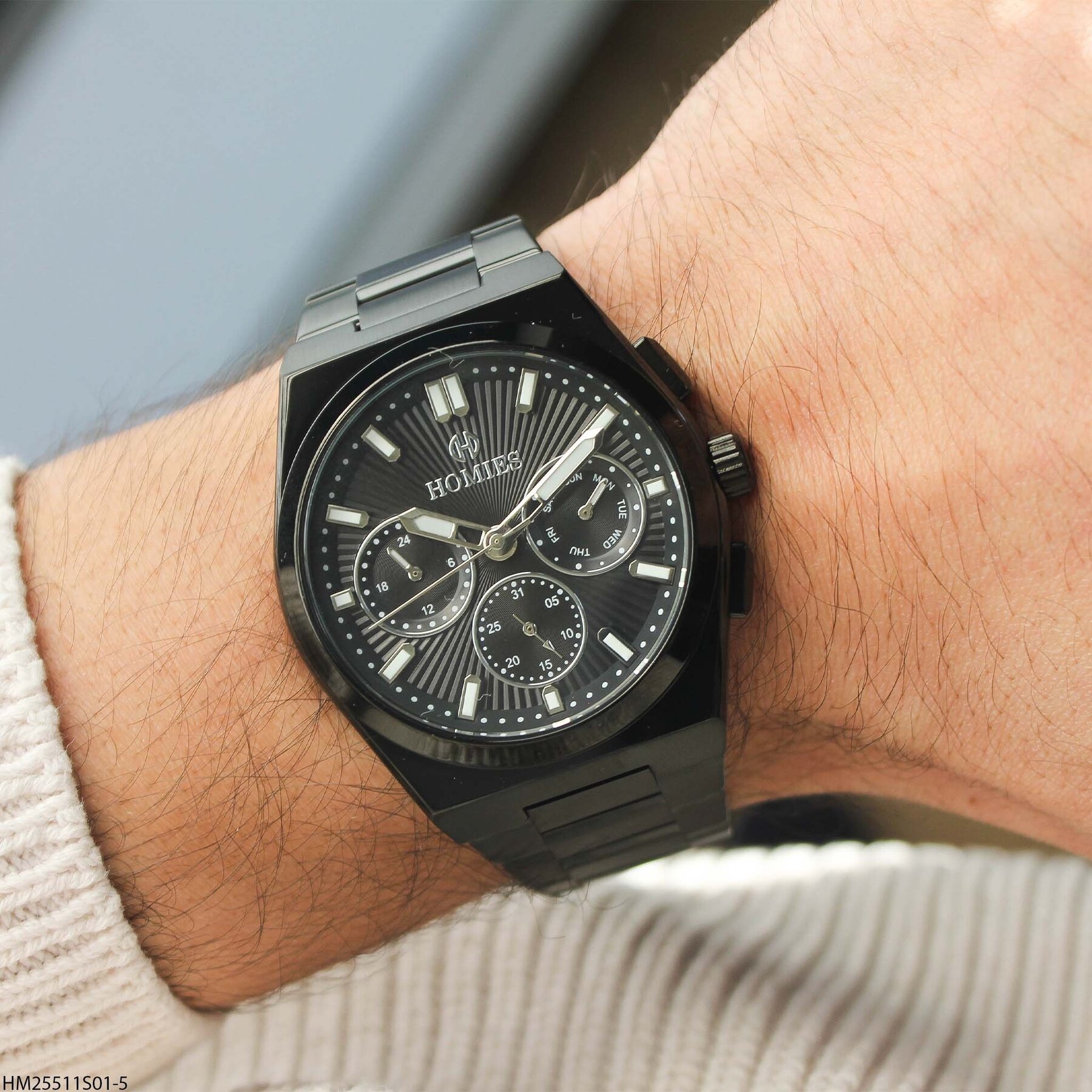 Homies HM25511S01-5 Çelik Kordonlu Erkek Kol Saati