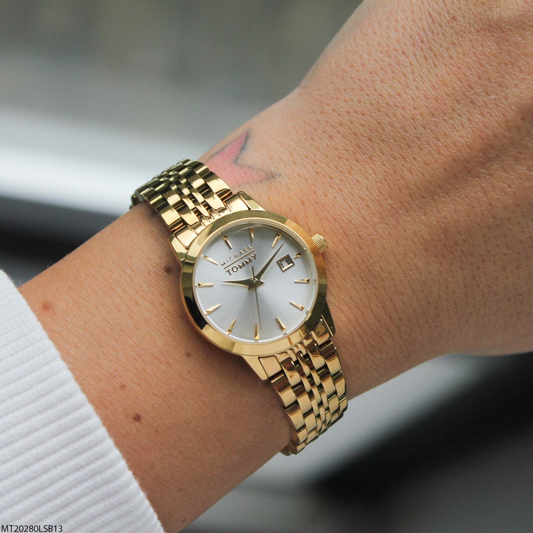 Michael Tommy MT20280LSB13 Çelik Kordonlu Kadın Kol Saati