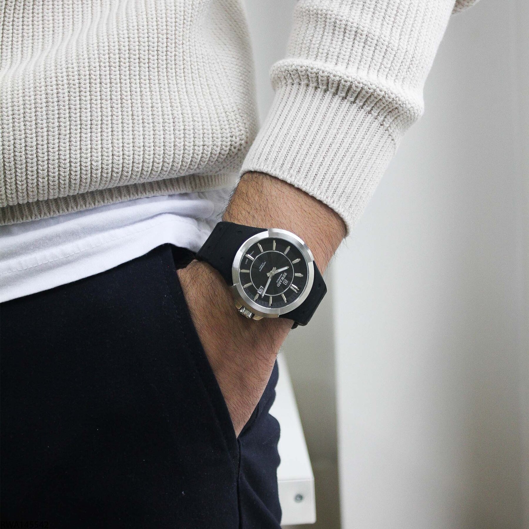 Reward RWA145542 Silikon Kordonlu Otomatik Erkek Kol Saati