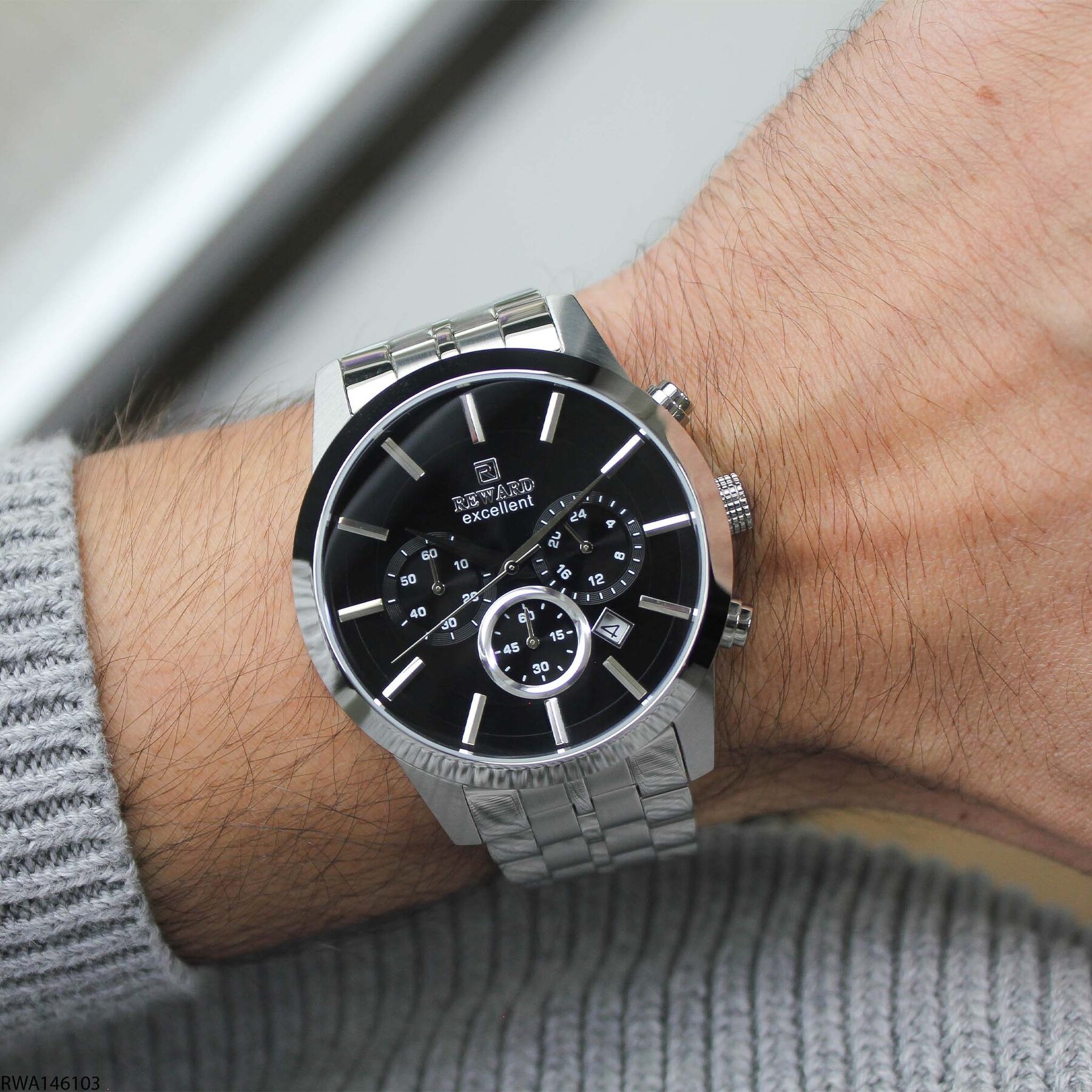 Reward RWA146103 Çelik Kordonlu Erkek Kol Saati