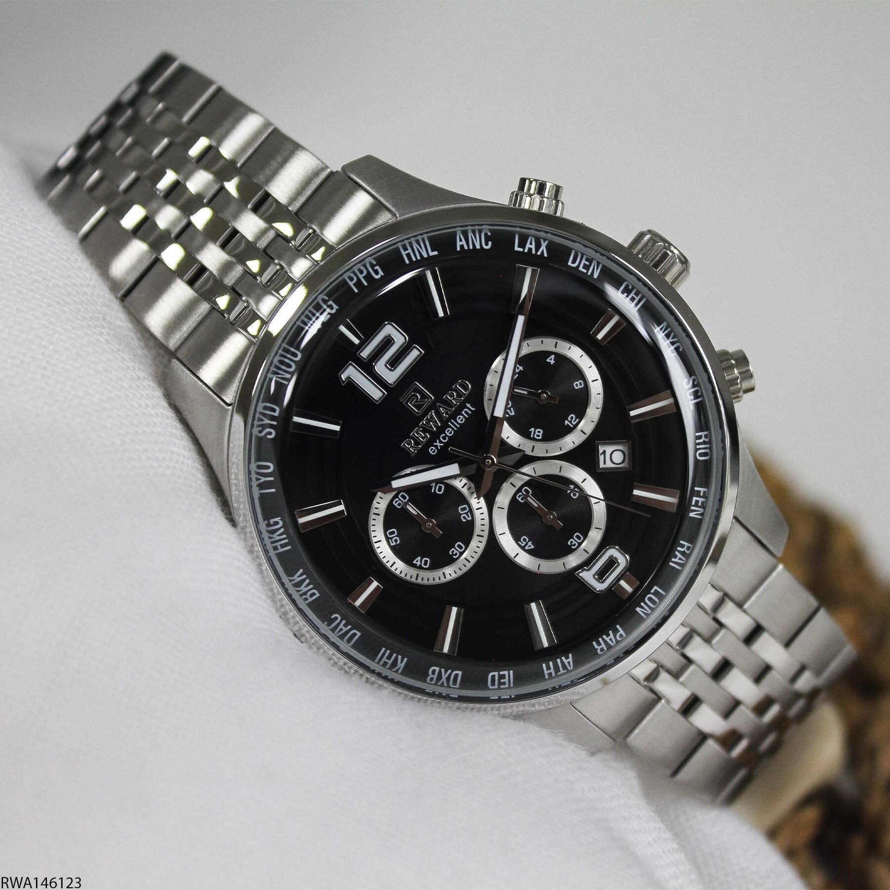 Reward RWA146123 Çelik Kordonlu Erkek Kol Saati