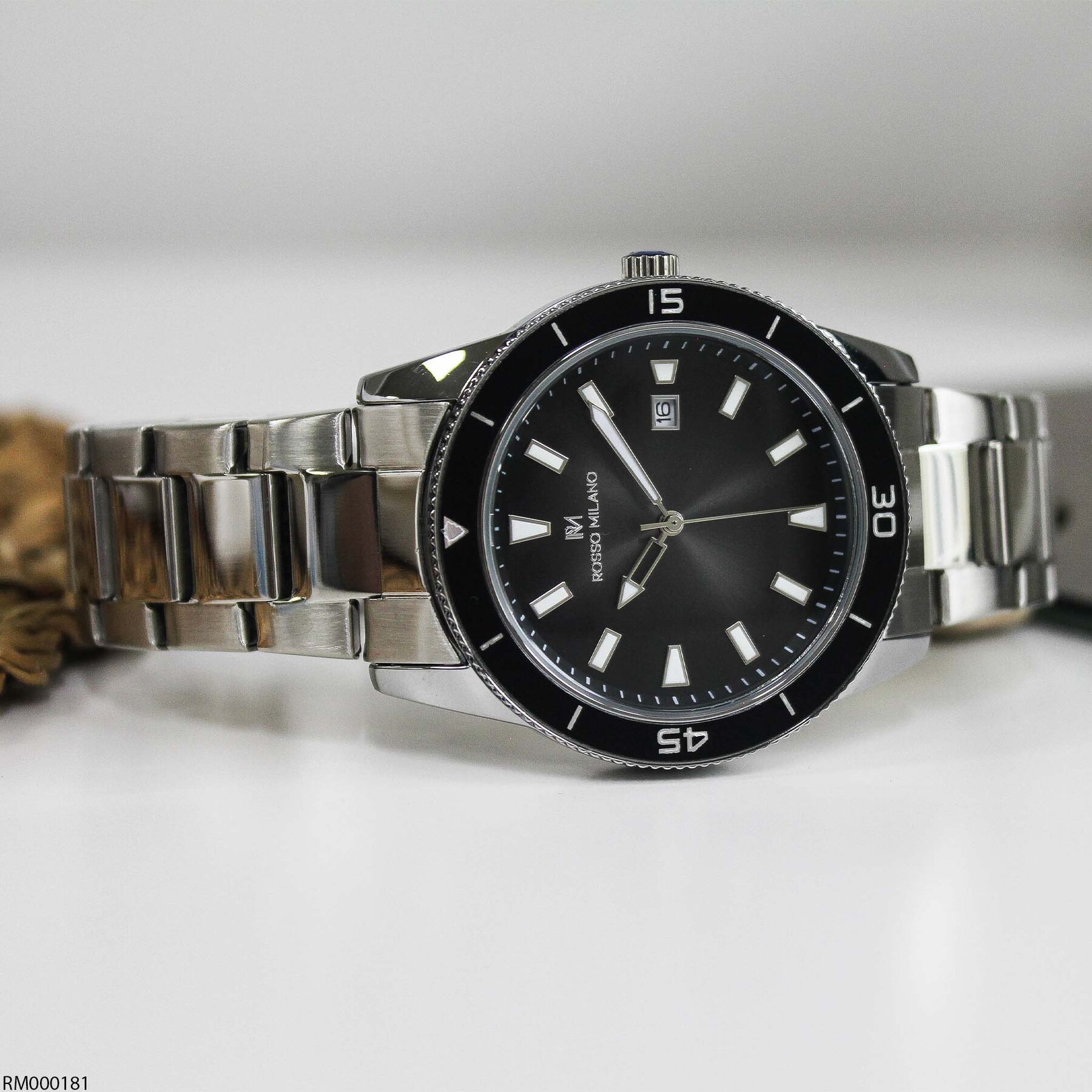 Rosso Milano RM000181 Çelik Kordonlu Erkek Kol Saati