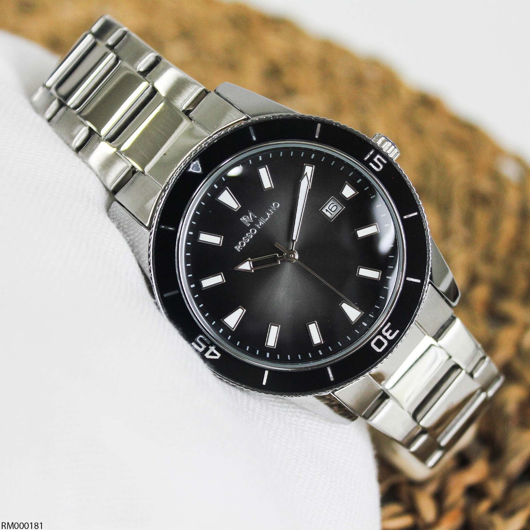Rosso Milano RM000181 Çelik Kordonlu Erkek Kol Saati