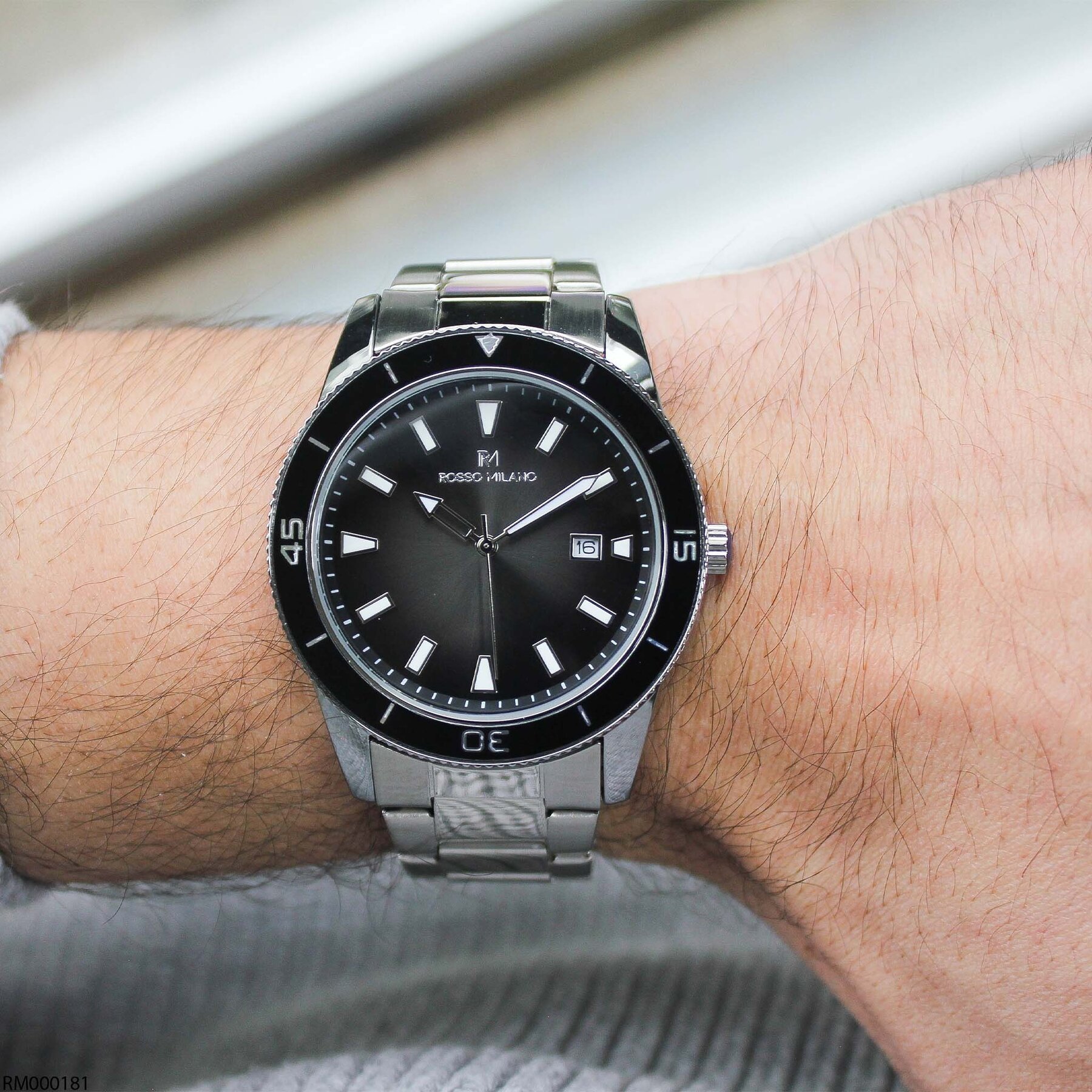 Rosso Milano RM000181 Çelik Kordonlu Erkek Kol Saati