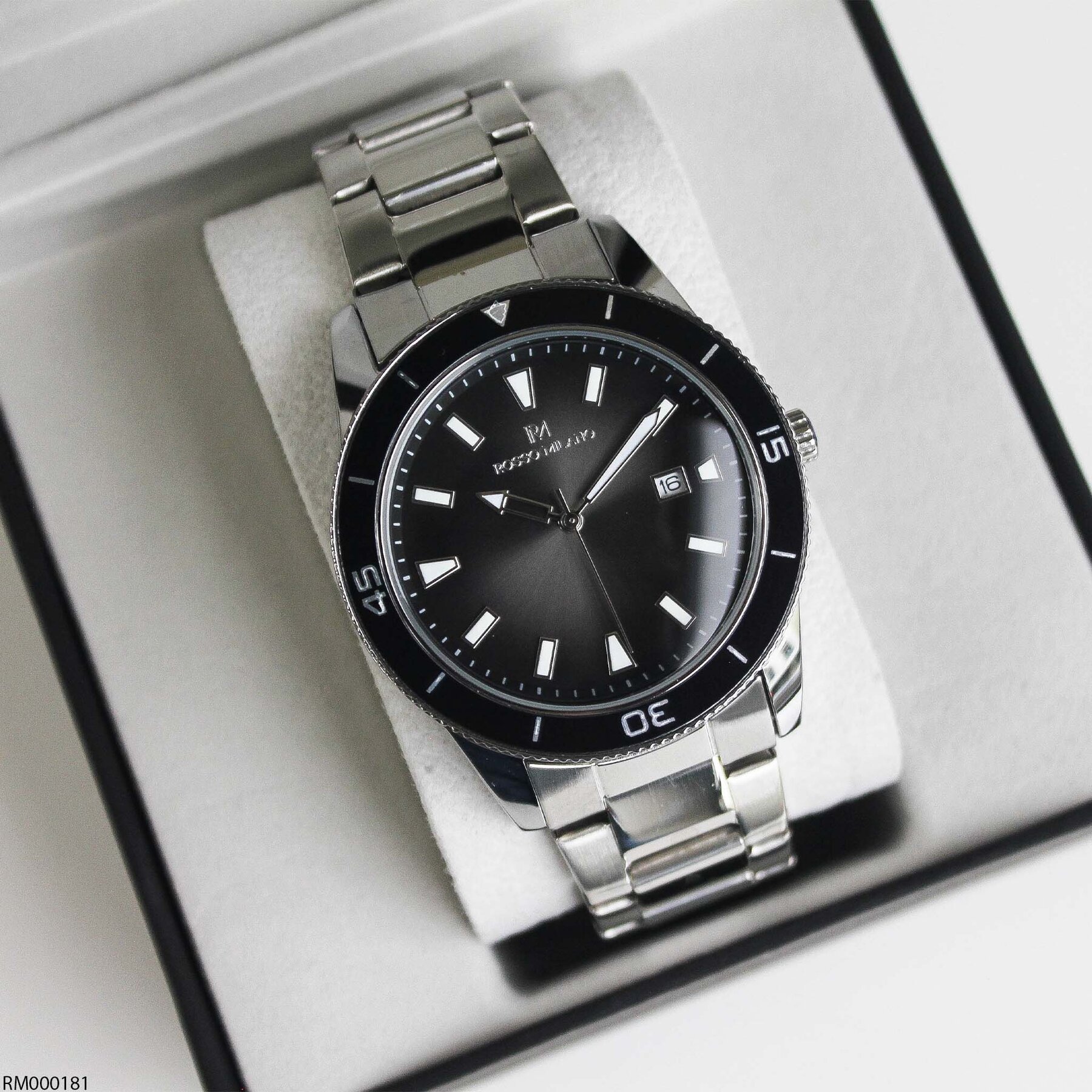 Rosso Milano RM000181 Çelik Kordonlu Erkek Kol Saati