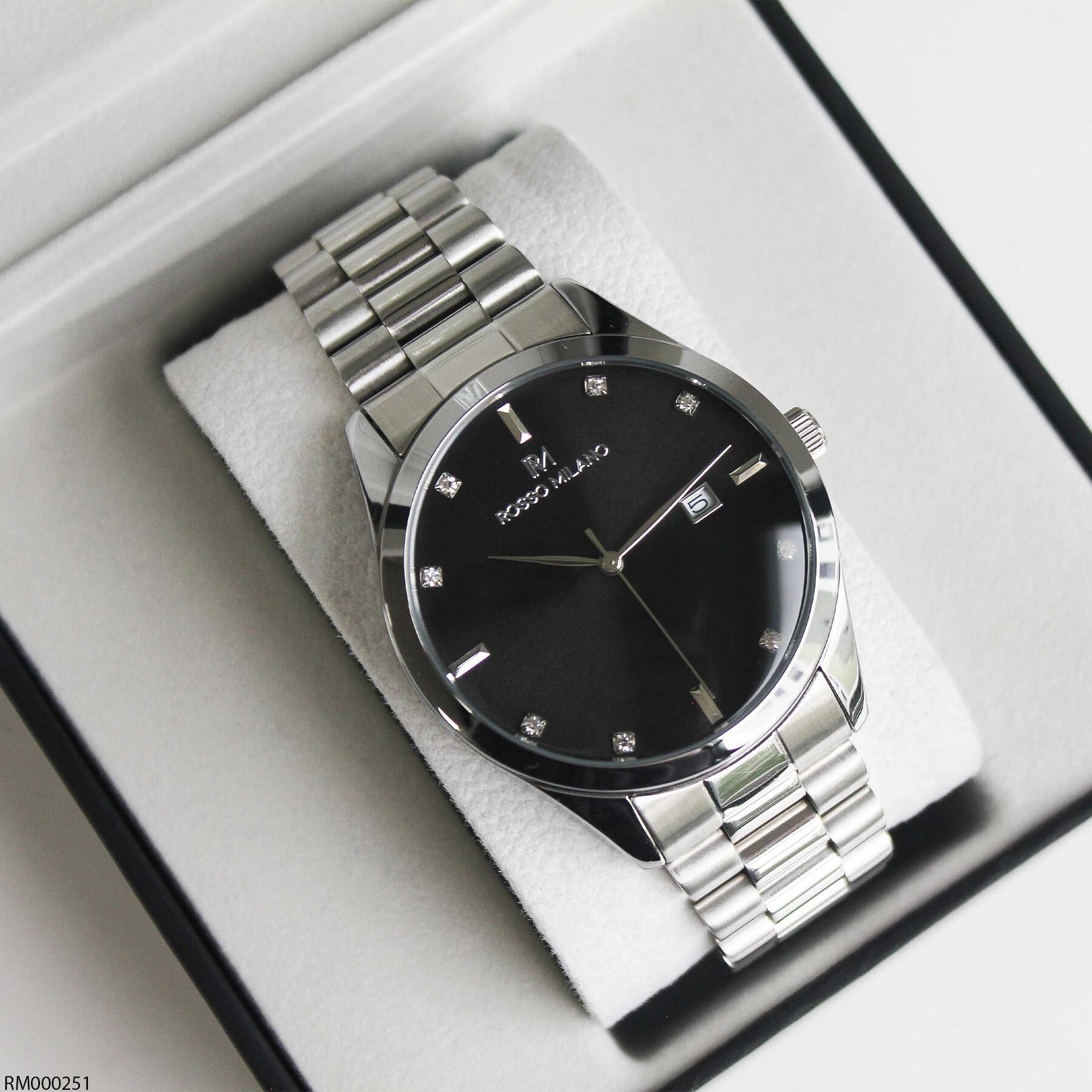 Rosso Milano RM000251 Çelik Kordonlu Erkek Kol Saati