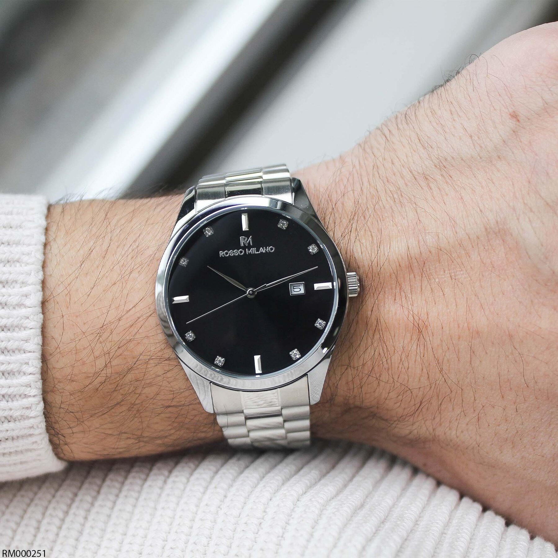 Rosso Milano RM000251 Çelik Kordonlu Erkek Kol Saati
