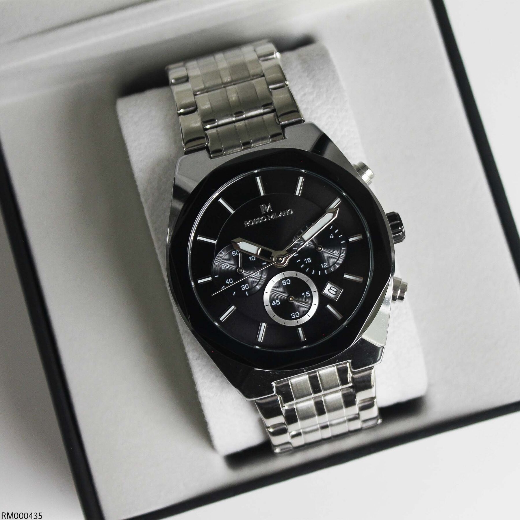 Rosso Milano RM000435 Çelik Kordonlu Erkek Kol Saati