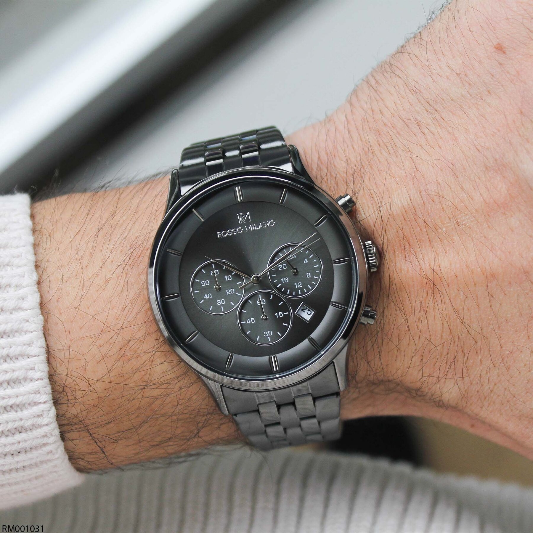 Rosso Milano RM001031 Çelik Kordonlu Erkek Kol Saati