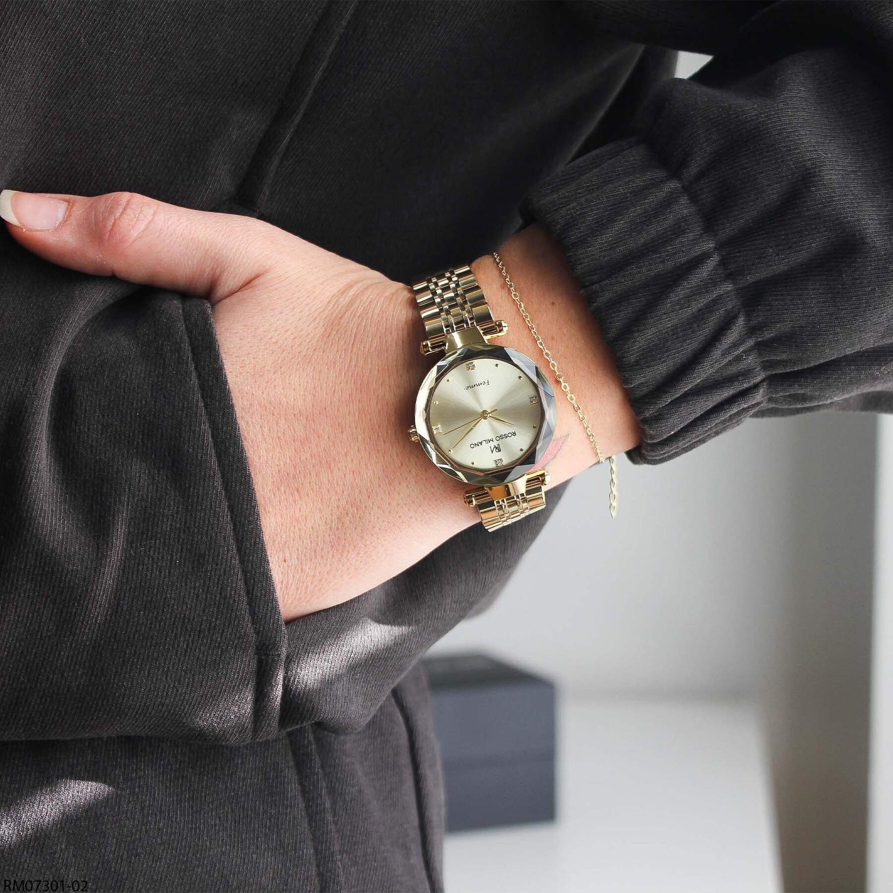 Rosso Milano RM07301-02 Çelik Kordonlu Kadın Kol Saati