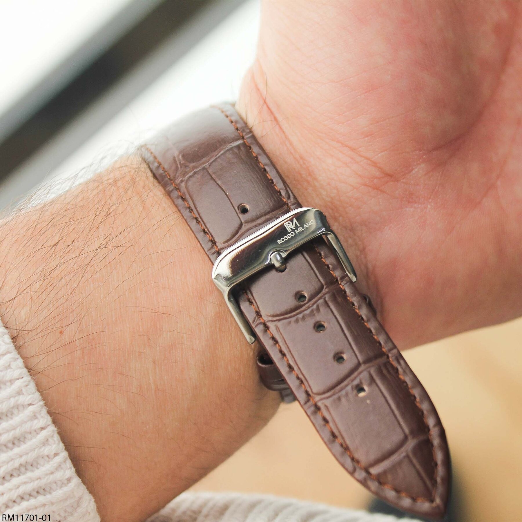 Rosso Milano RM11701-01 Deri Kordonlu Erkek Kol Saati