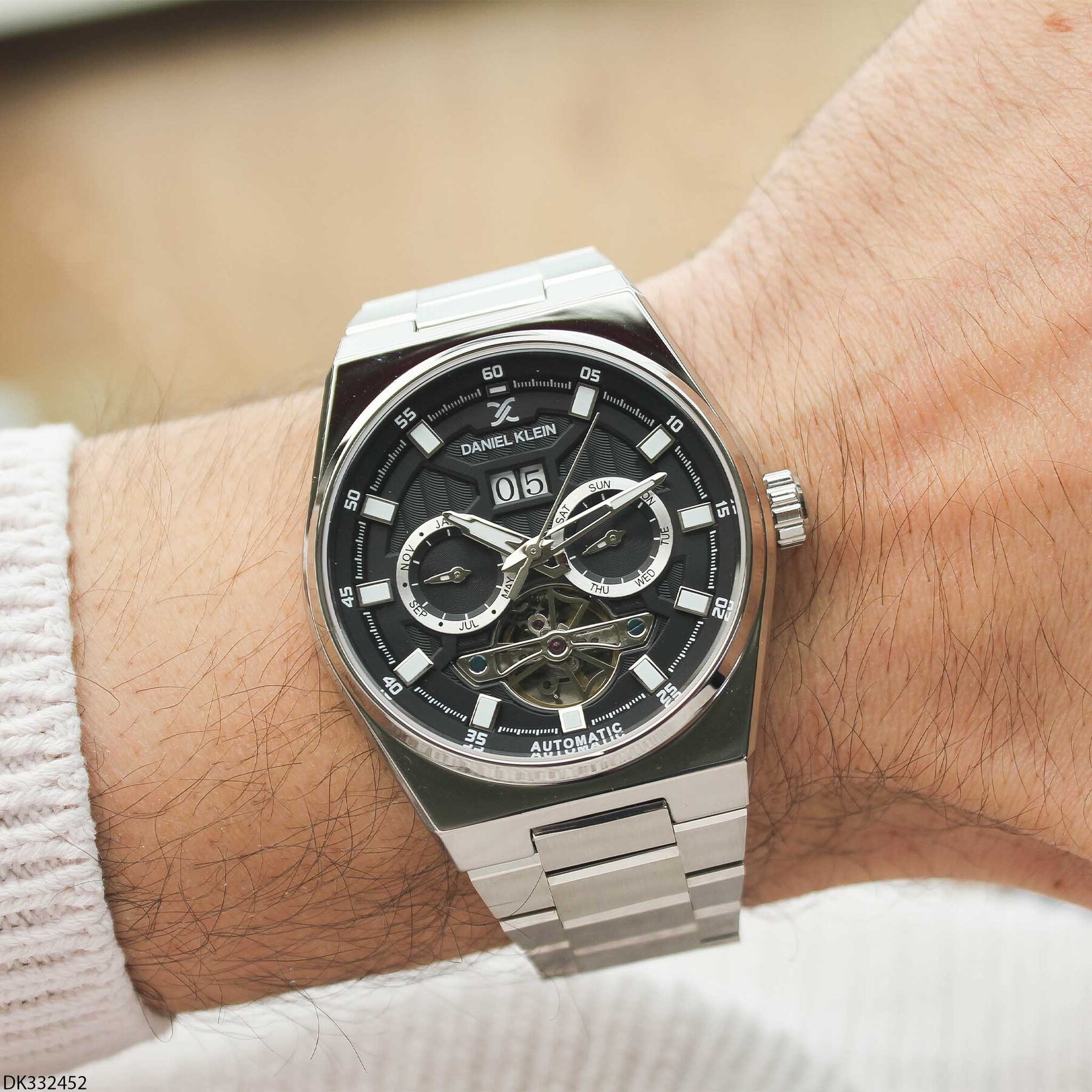 Daniel Klein DK332452 Steel Strap Automatic Men Watch