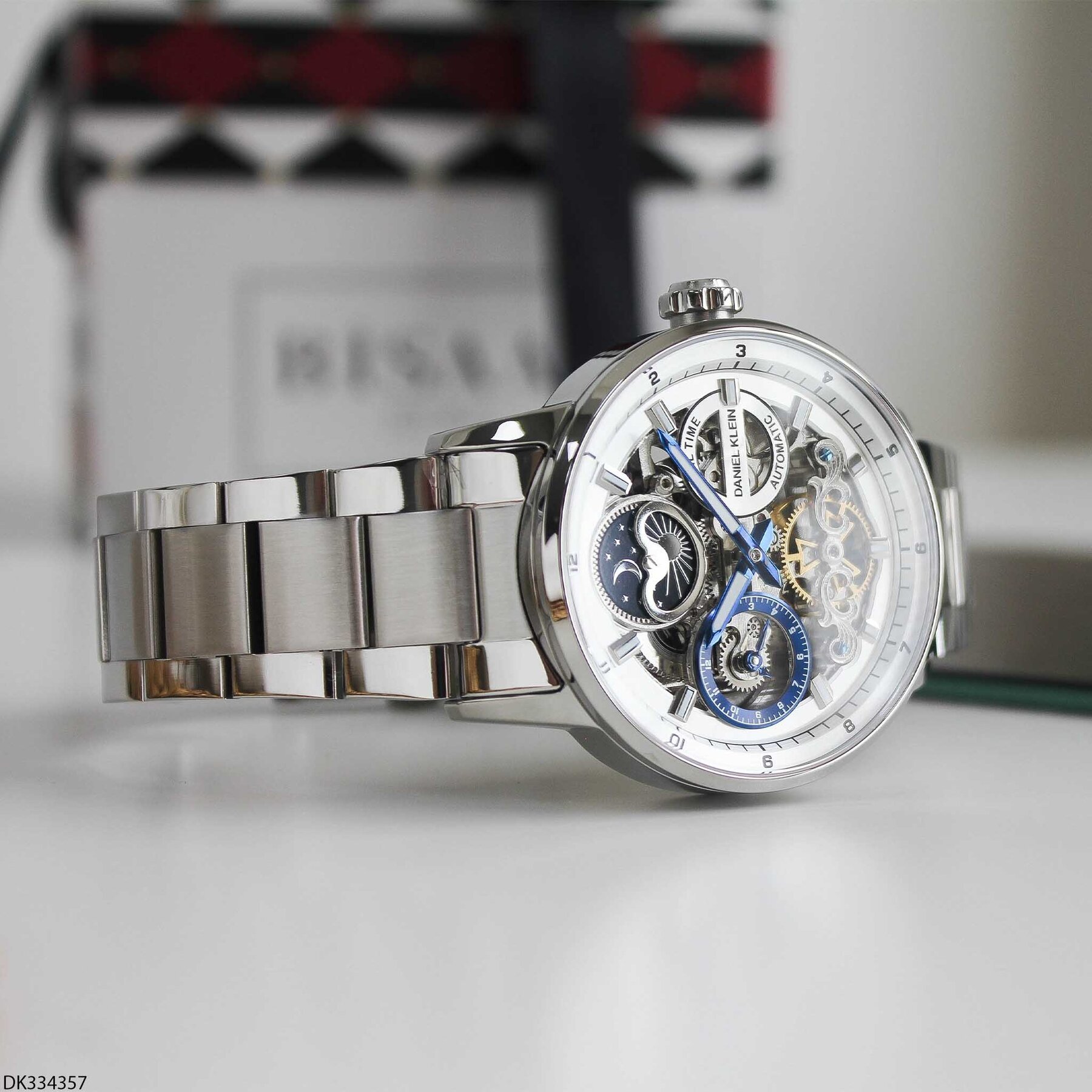 Daniel Klein DK334357 Çelik Kordonlu Otomatik Erkek Kol Saati