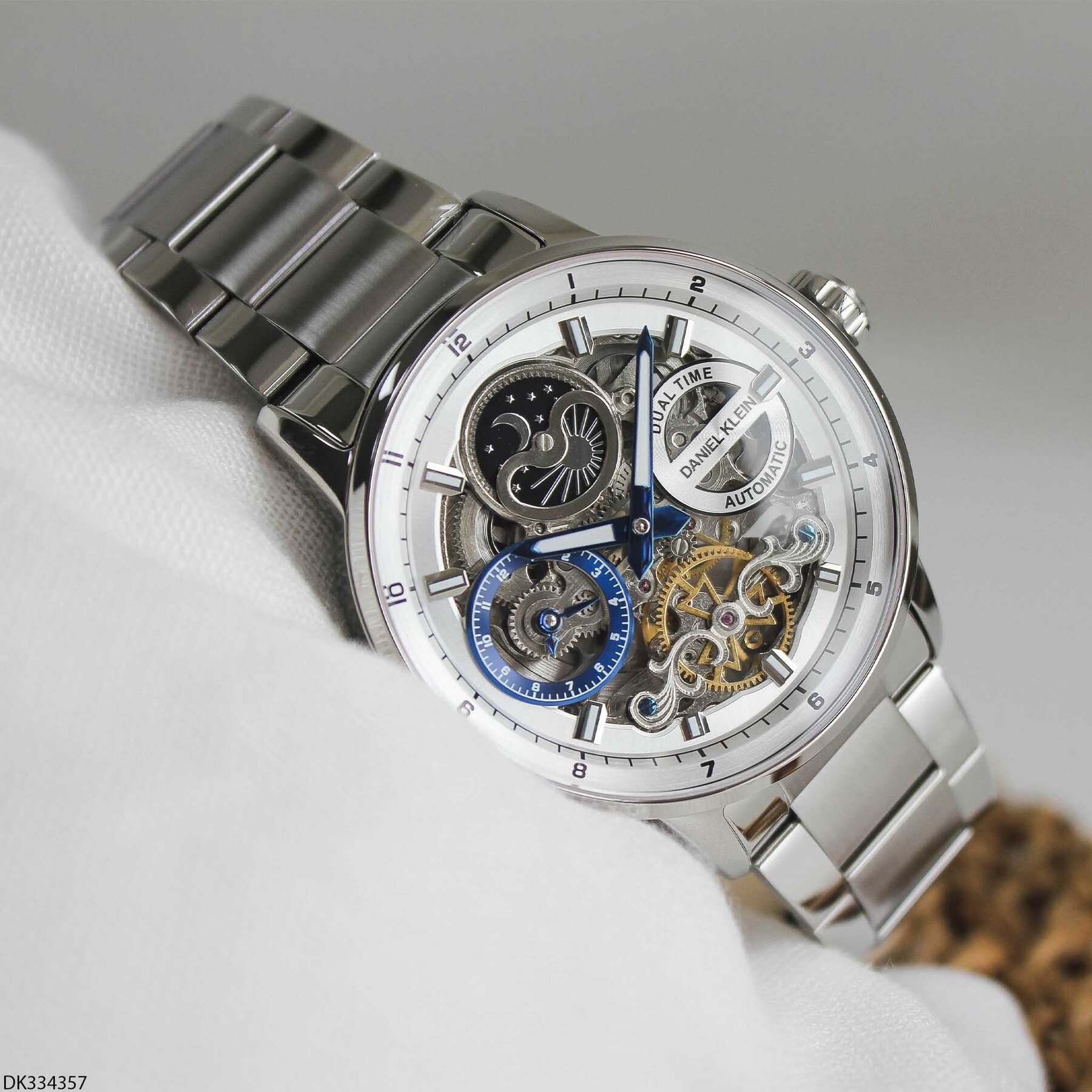 Daniel Klein DK334357 Çelik Kordonlu Otomatik Erkek Kol Saati