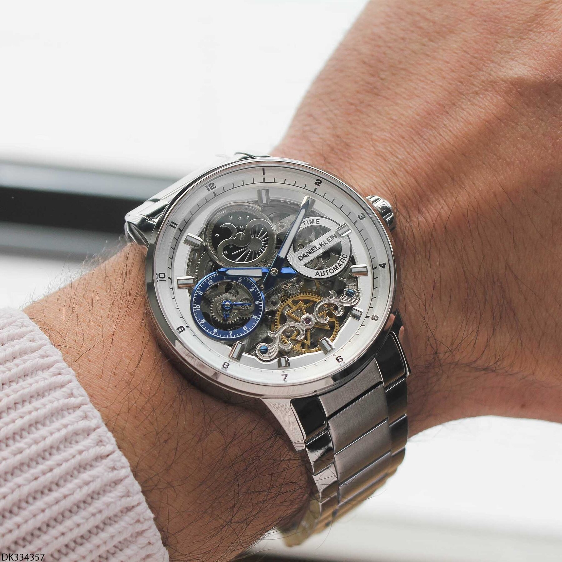 Daniel Klein DK334357 Çelik Kordonlu Otomatik Erkek Kol Saati