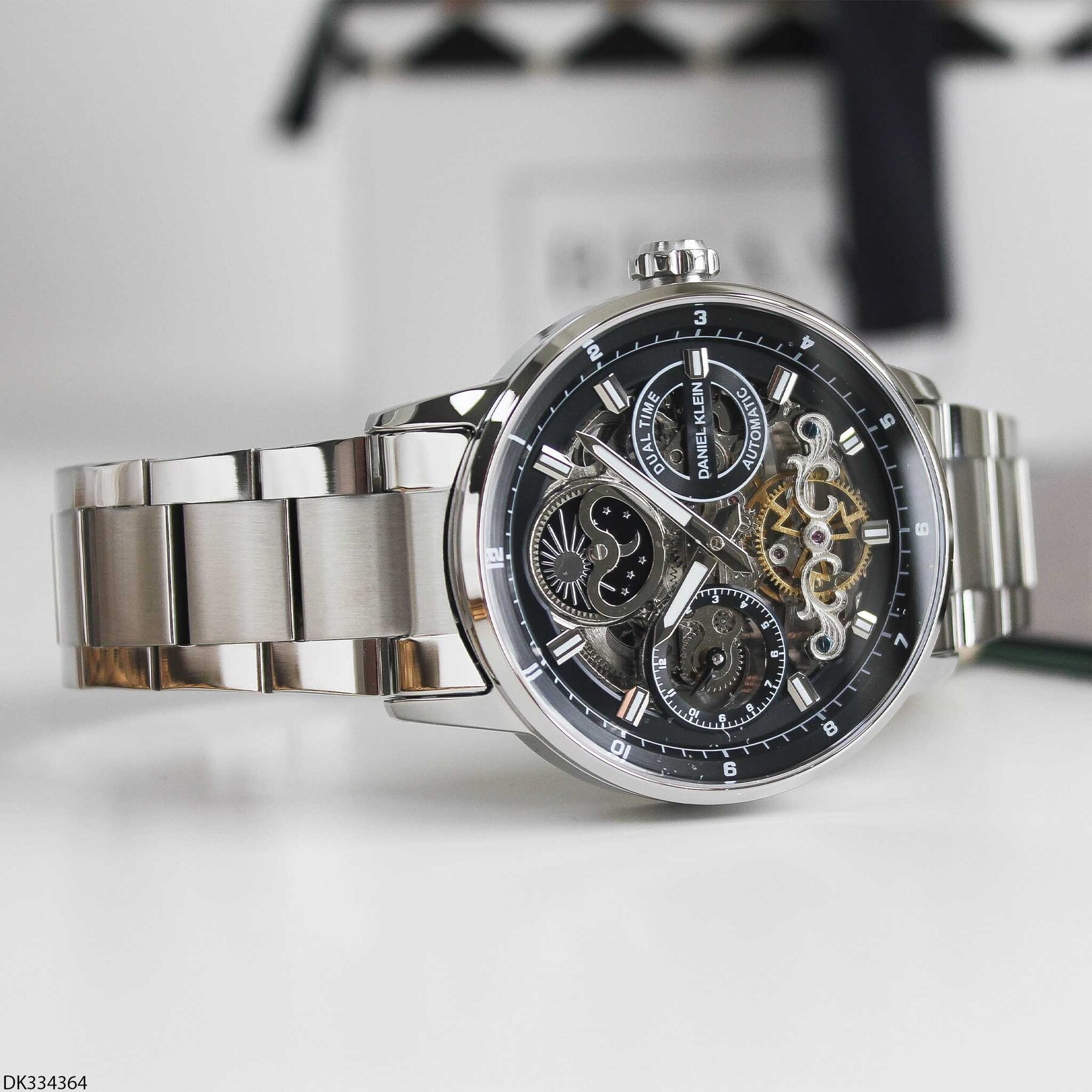 Daniel Klein DK334364 Çelik Kordonlu Otomatik Erkek Kol Saati