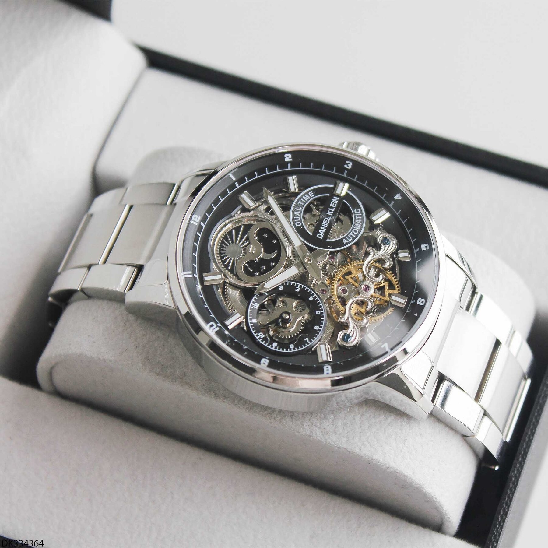 Daniel Klein DK334364 Çelik Kordonlu Otomatik Erkek Kol Saati