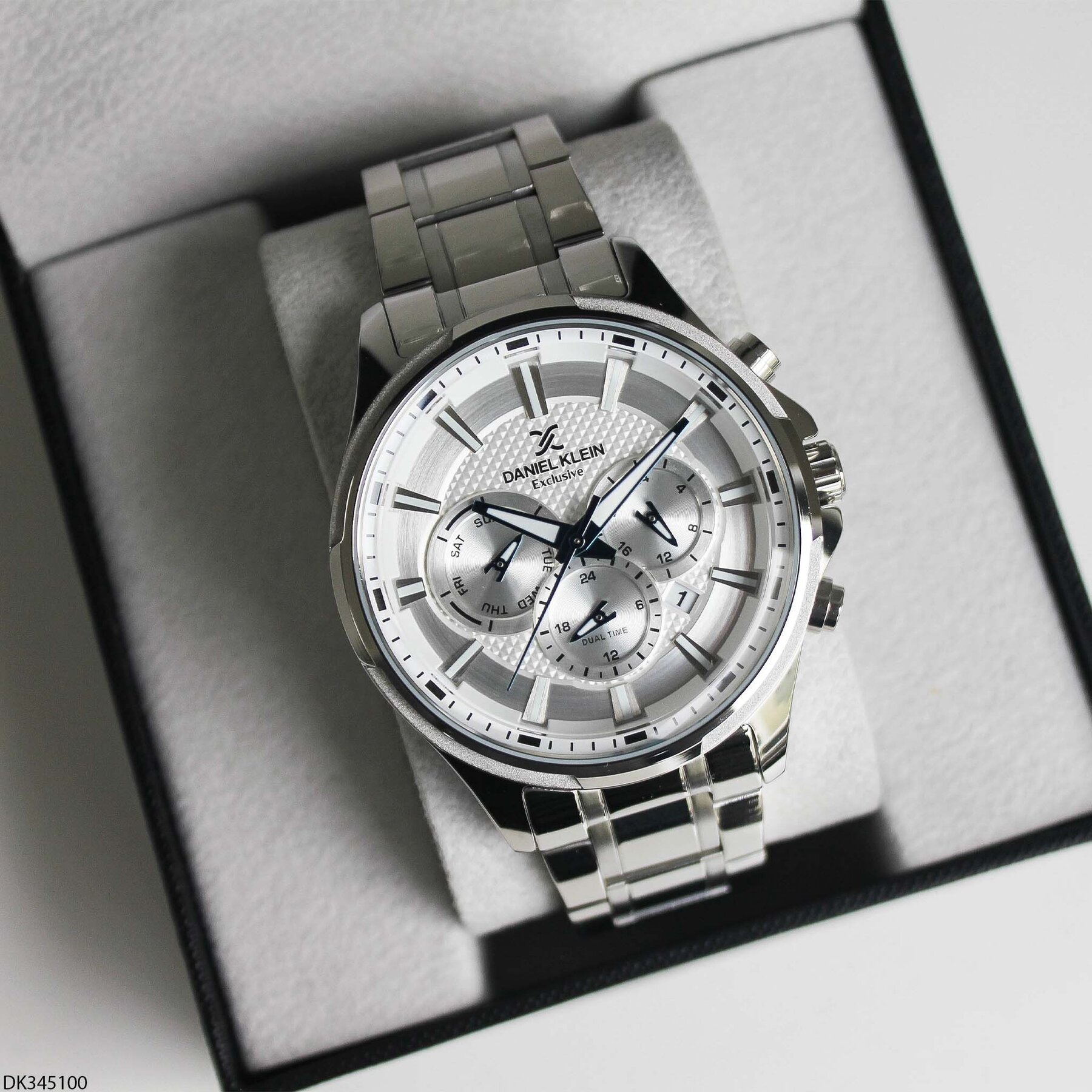 Daniel Klein DK345100 Çelik Kordonlu Erkek Kol Saati