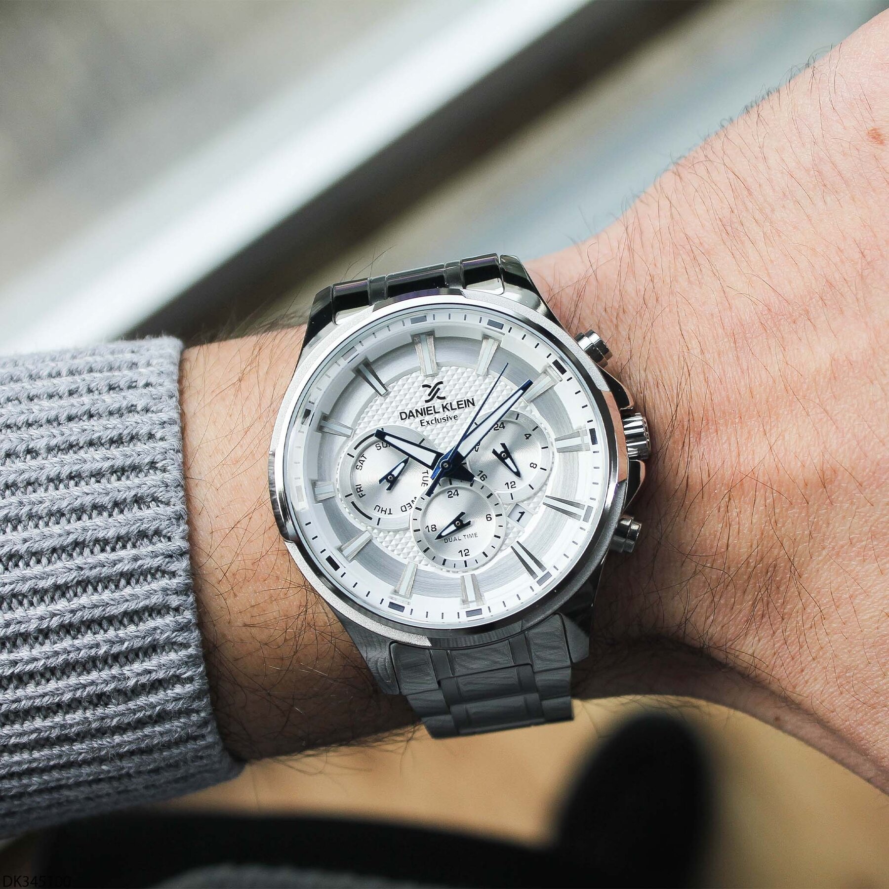 Daniel Klein DK345100 Çelik Kordonlu Erkek Kol Saati