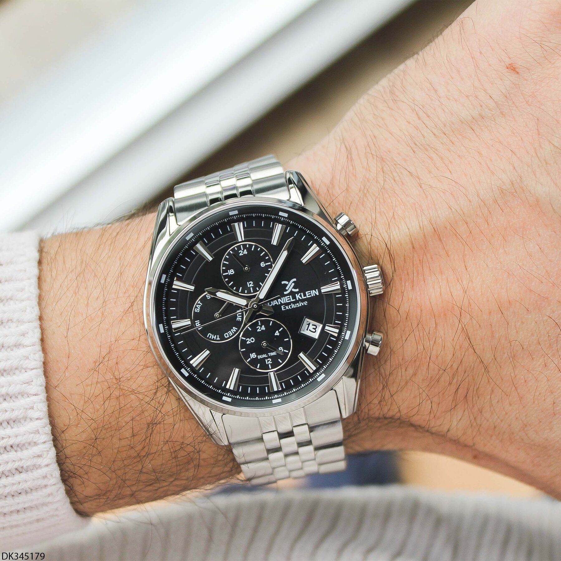 Daniel Klein DK345179 Çelik Kordonlu Erkek Kol Saati