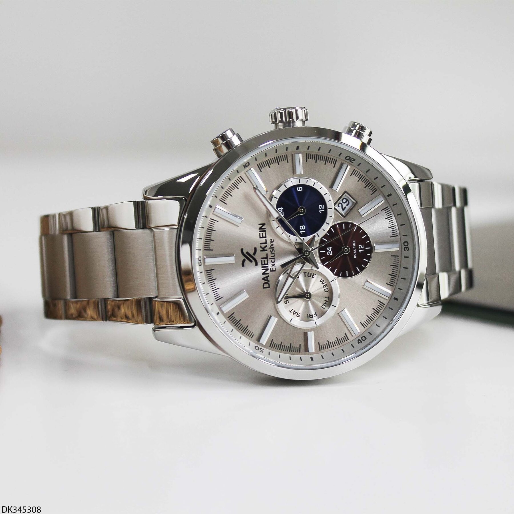 Daniel Klein DK345308 Çelik Kordonlu Erkek Kol Saati