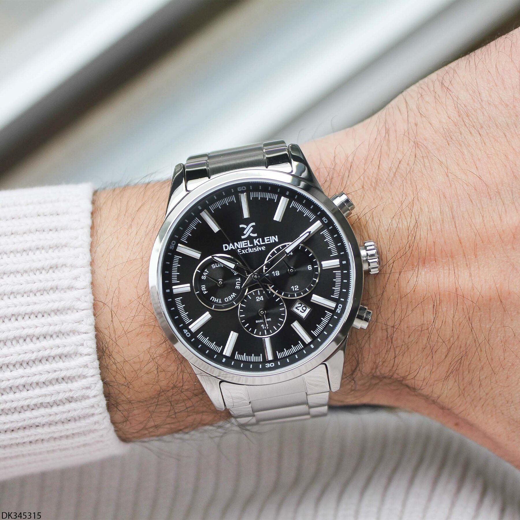 Daniel Klein DK345315 Çelik Kordonlu Erkek Kol Saati