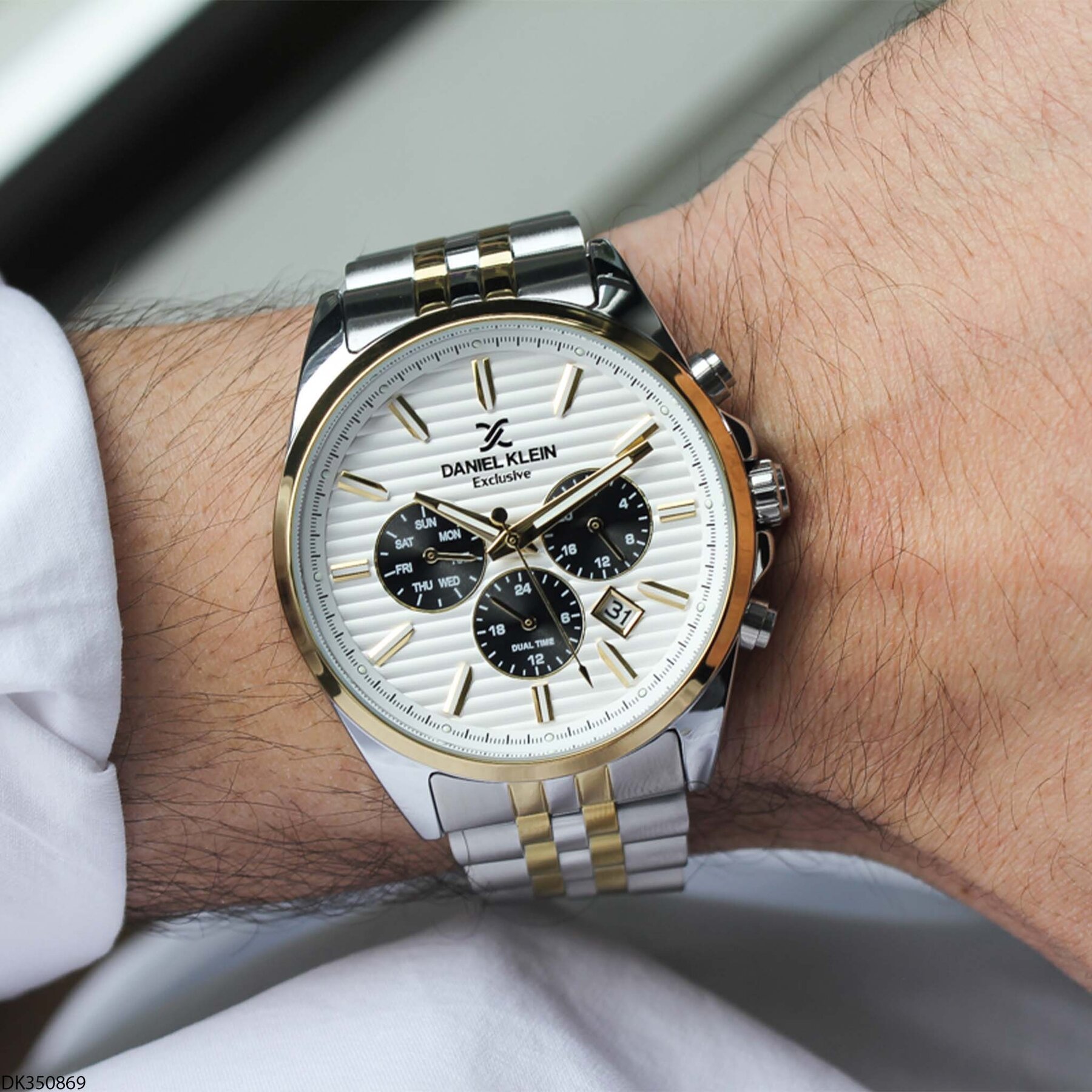 Daniel Klein DK350869 Çelik Kordonlu Erkek Kol Saati