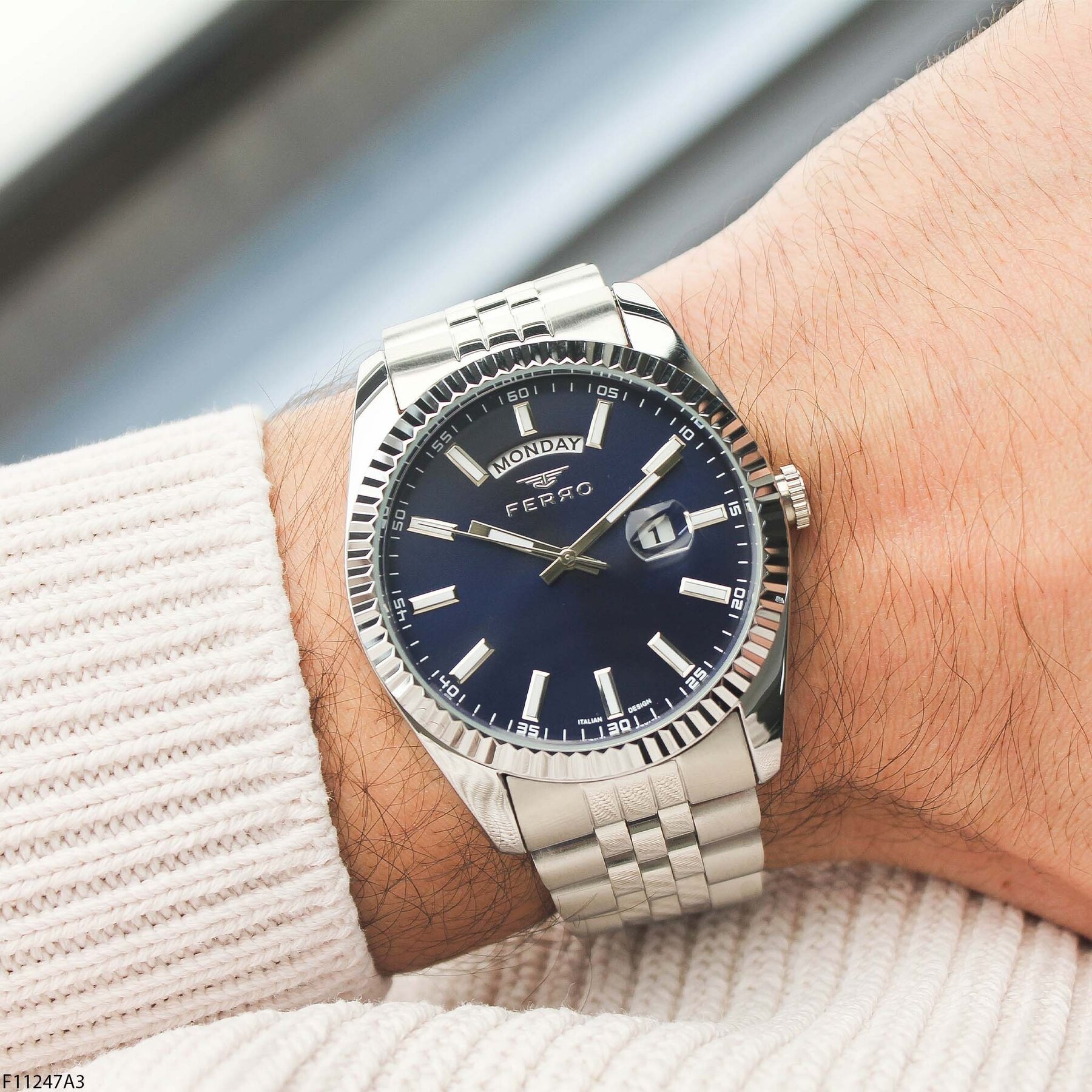 Ferro F11247A3 Çelik Kordonlu Erkek Kol Saati