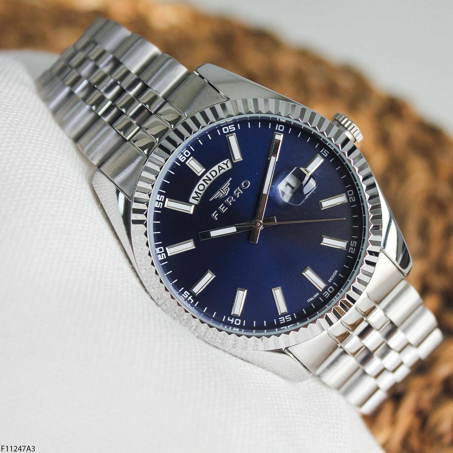 Ferro F11247A3 Çelik Kordonlu Erkek Kol Saati