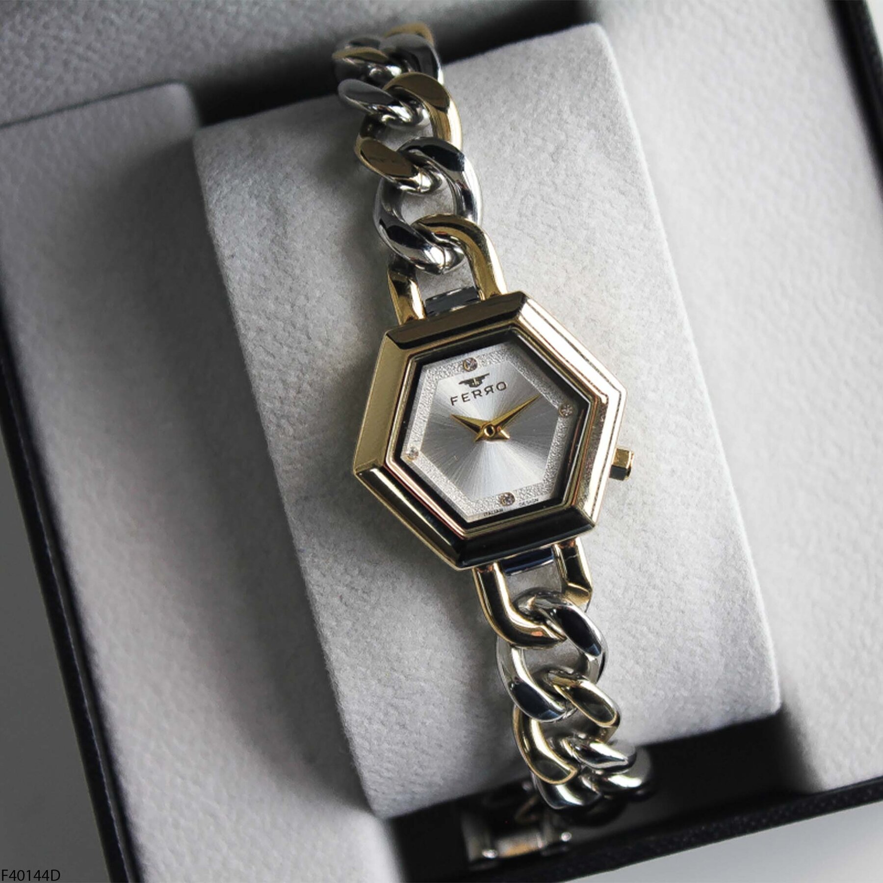 Ferro F40144D Steel Strap Women Watch