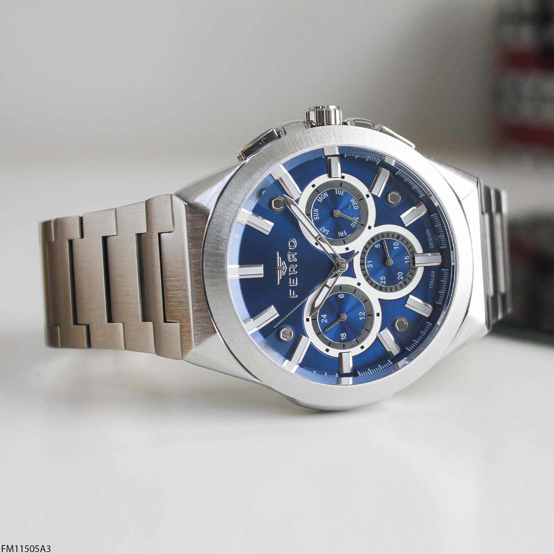 Ferro FM11505A3 Çelik Kordonlu Erkek Kol Saati