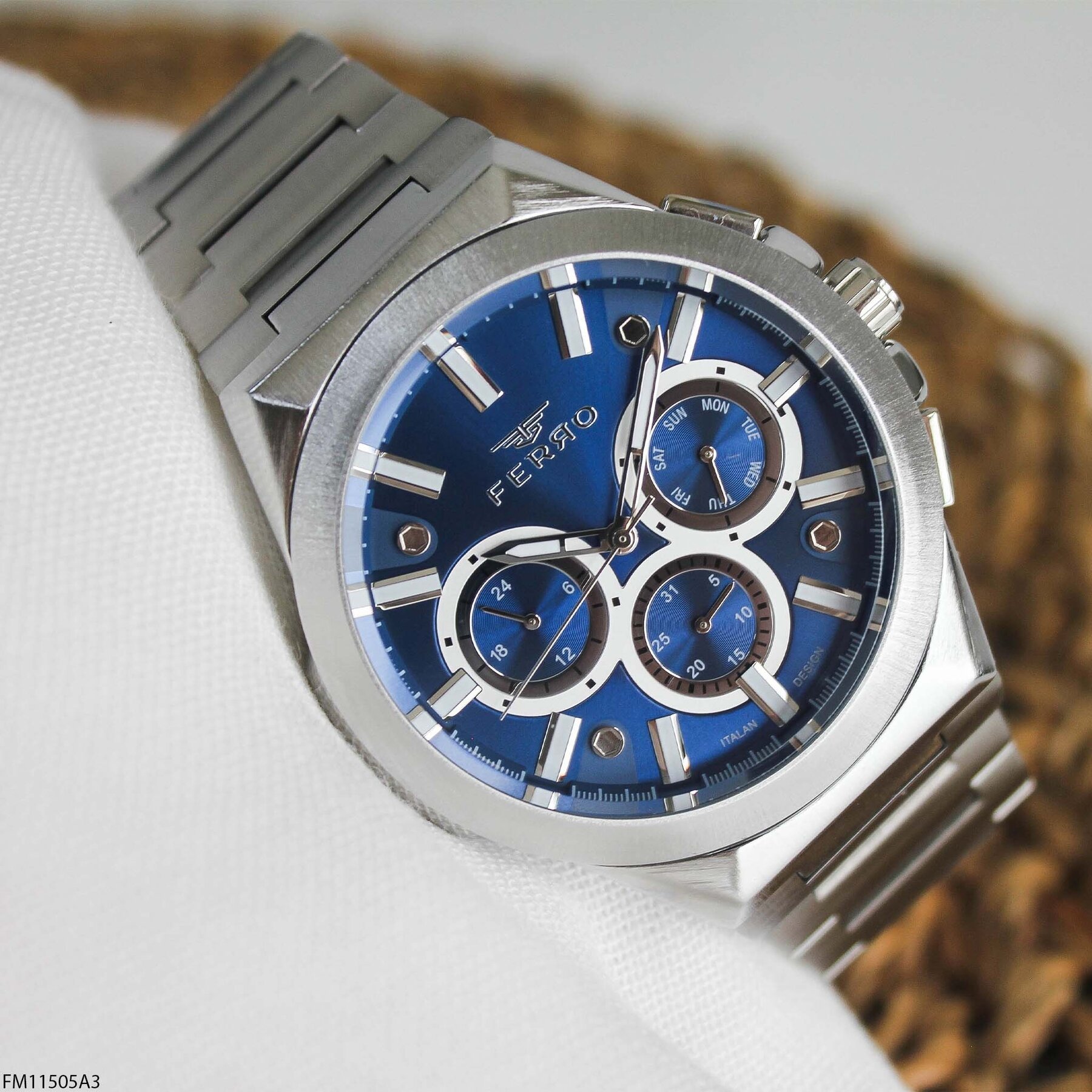 Ferro FM11505A3 Çelik Kordonlu Erkek Kol Saati