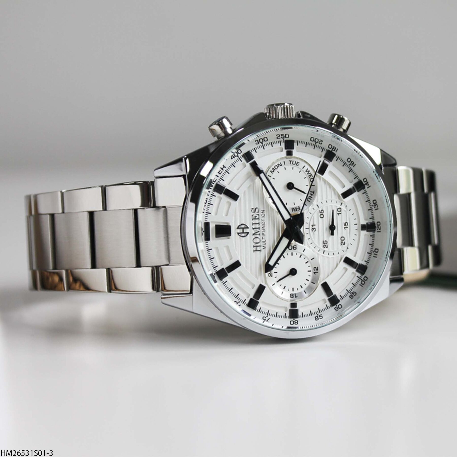 Homies HM26531S01-3 Çelik Kordonlu Erkek Kol Saati
