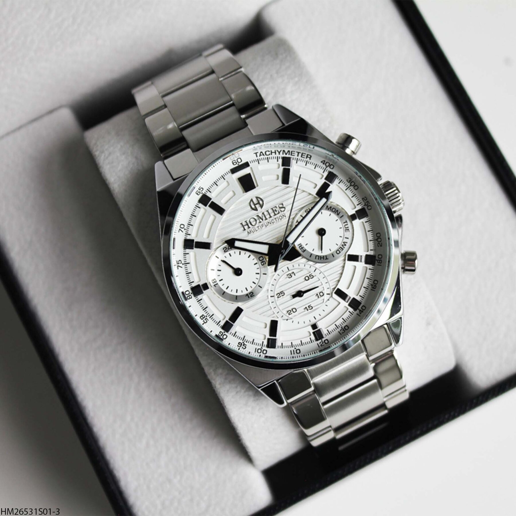 Homies HM26531S01-3 Çelik Kordonlu Erkek Kol Saati
