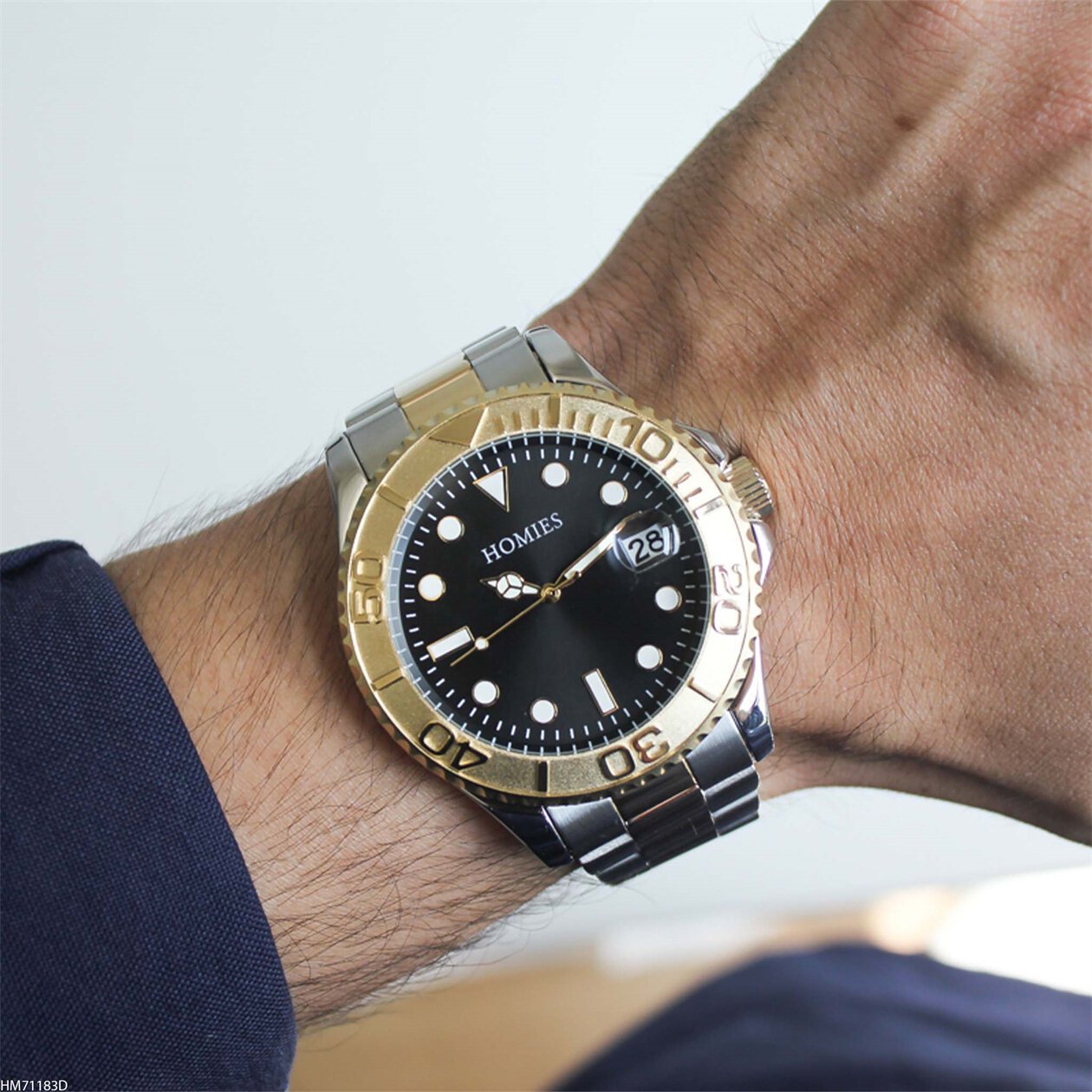 Homies HM21041S01-3 Çelik Kordonlu Erkek Kol Saati