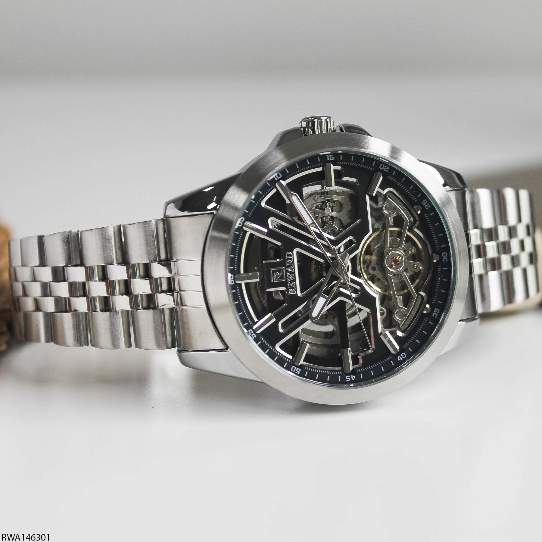 Reward RWA146301 Çelik Kordonlu Otomatik Erkek Kol Saati