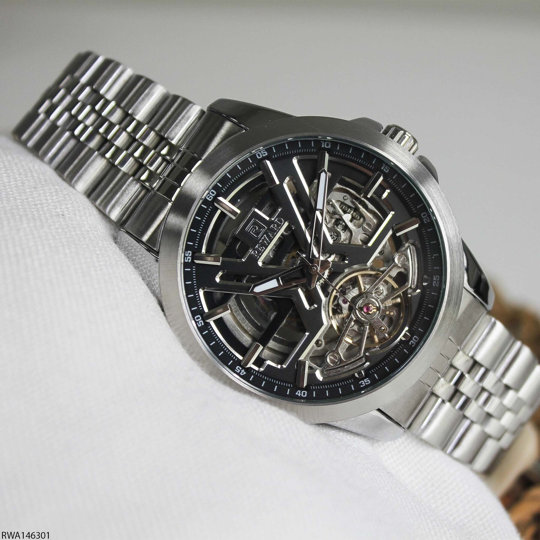 Reward RWA146301 Çelik Kordonlu Otomatik Erkek Kol Saati